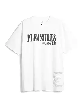 Puma X Pleasures Typo Tee - Puma White - Shop Now.