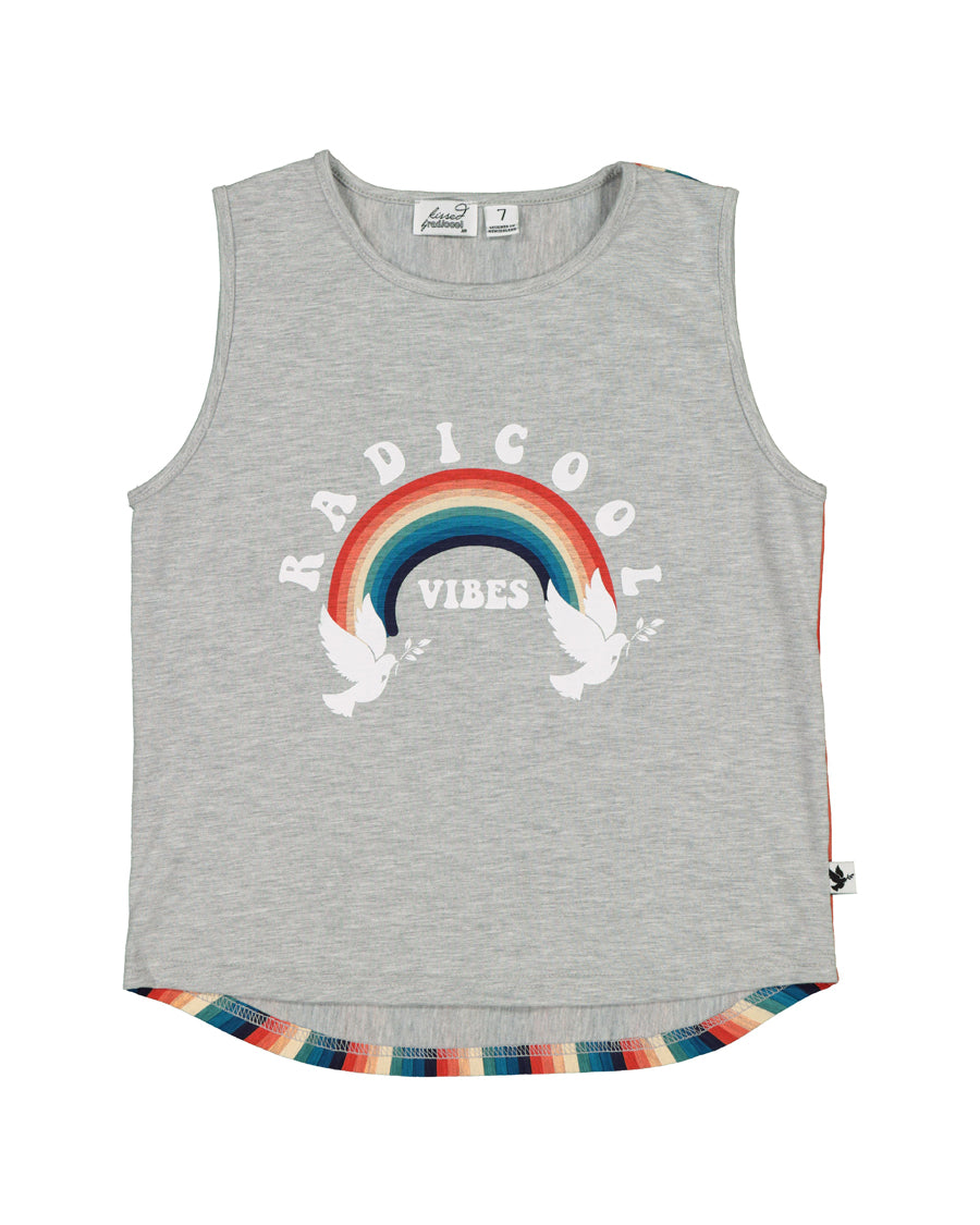 Radicool Retro Rainbow Tank Kissed - Shop Now!