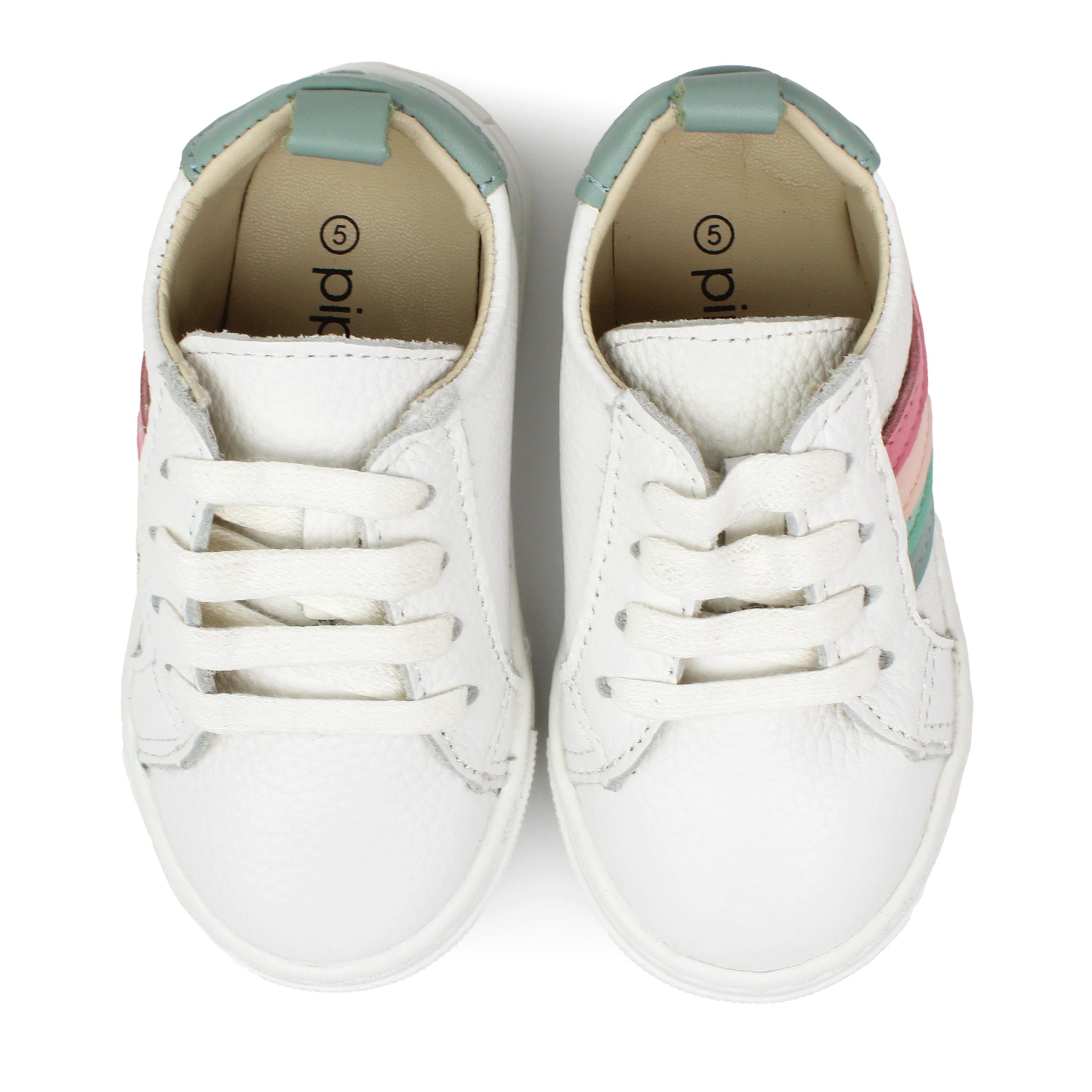 Rainbow sneakers with low top - Get the results instantly.