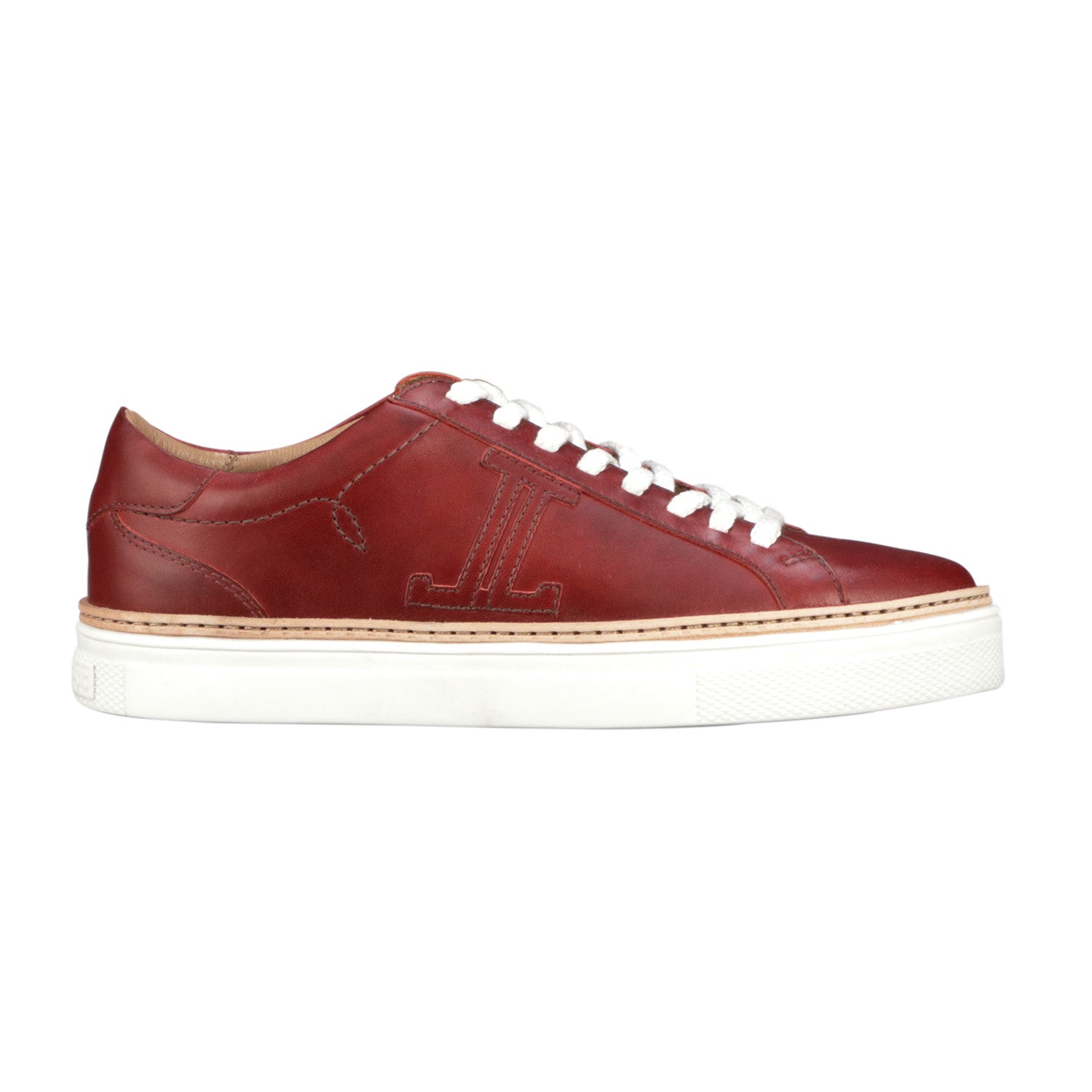 Red Double L Lace Up Sneaker