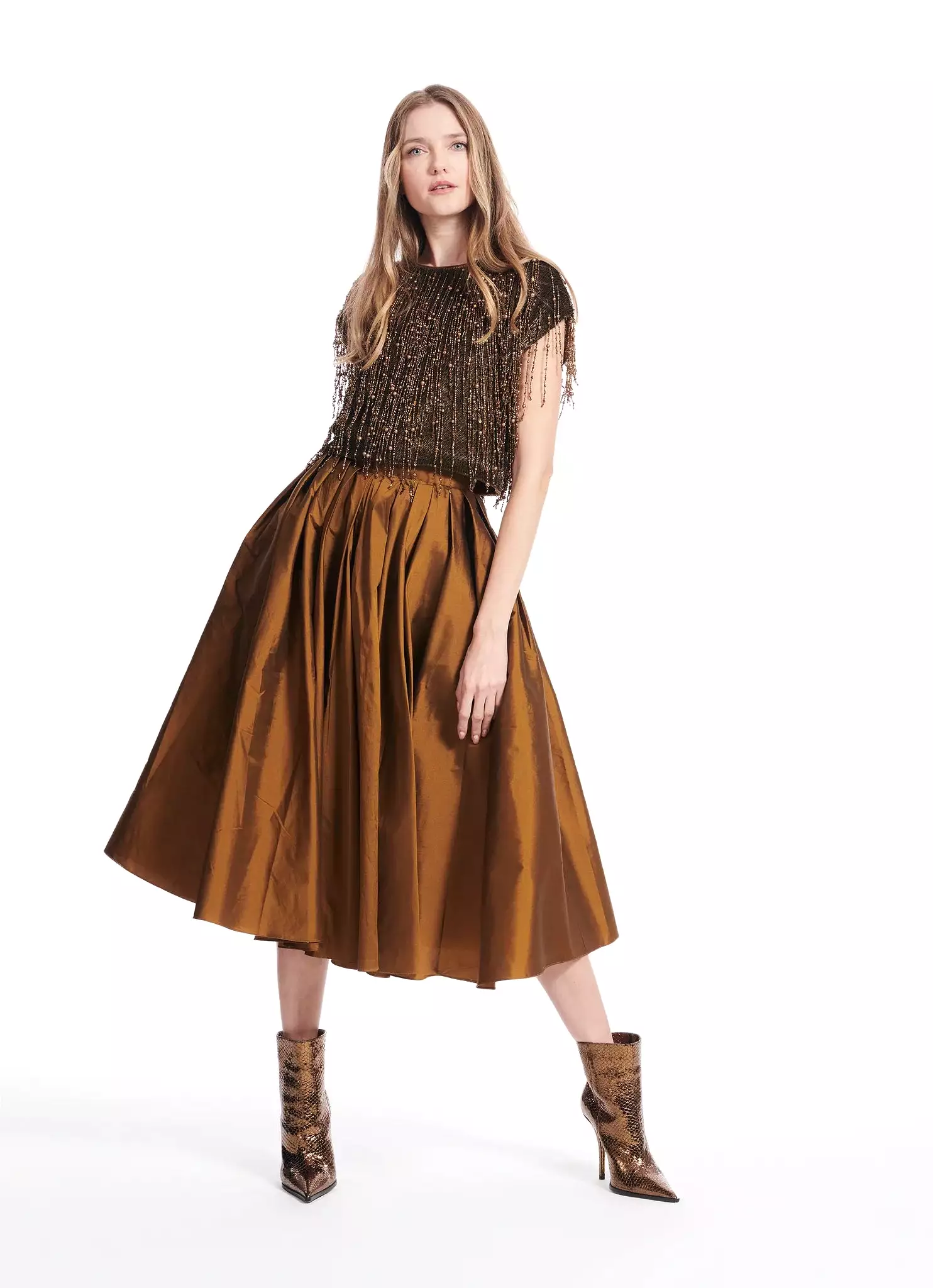 Results: Emily Shalant Silk Party Skirt - Available in three colors