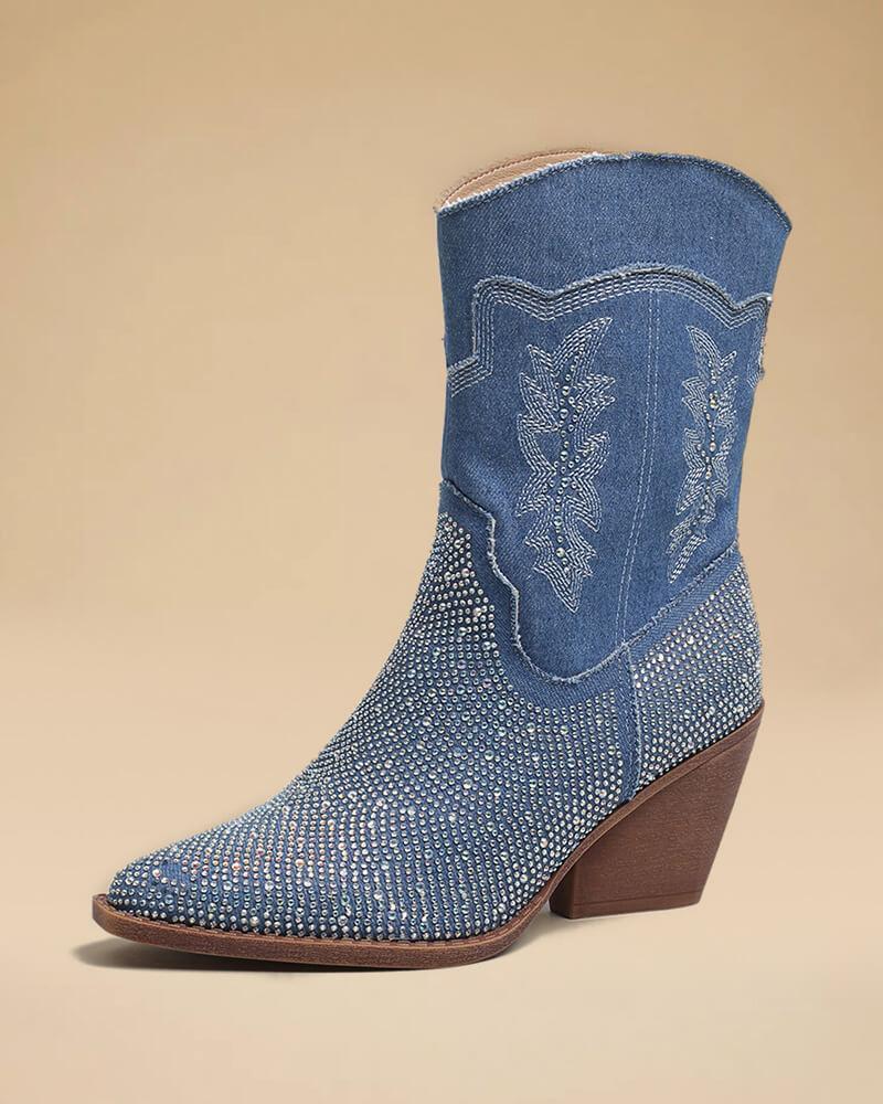 Rhinestone Western Boots: Top Pick for Fashionable Footwear.