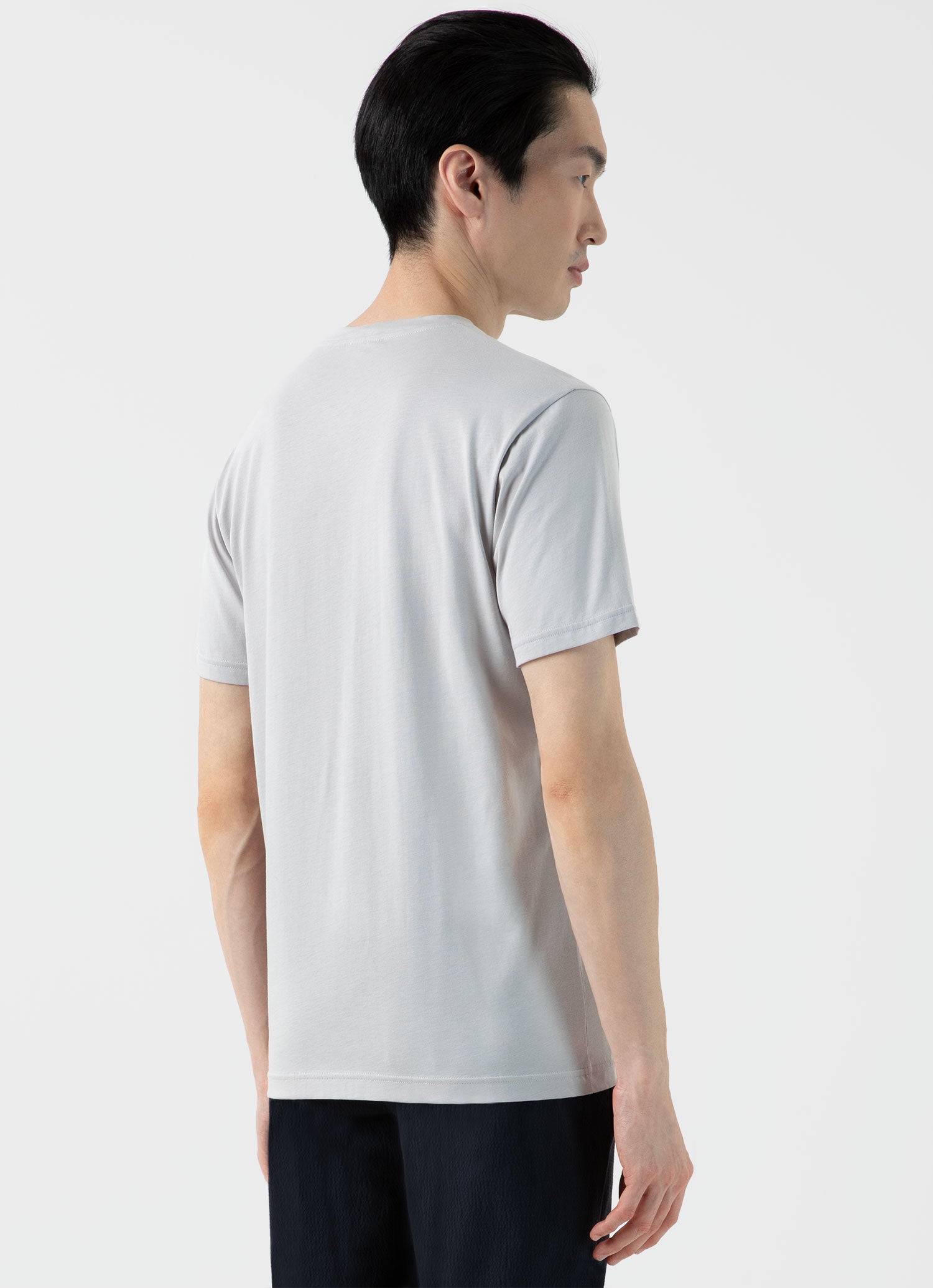 Riviera Midweight Tshirt for Men in Smoke