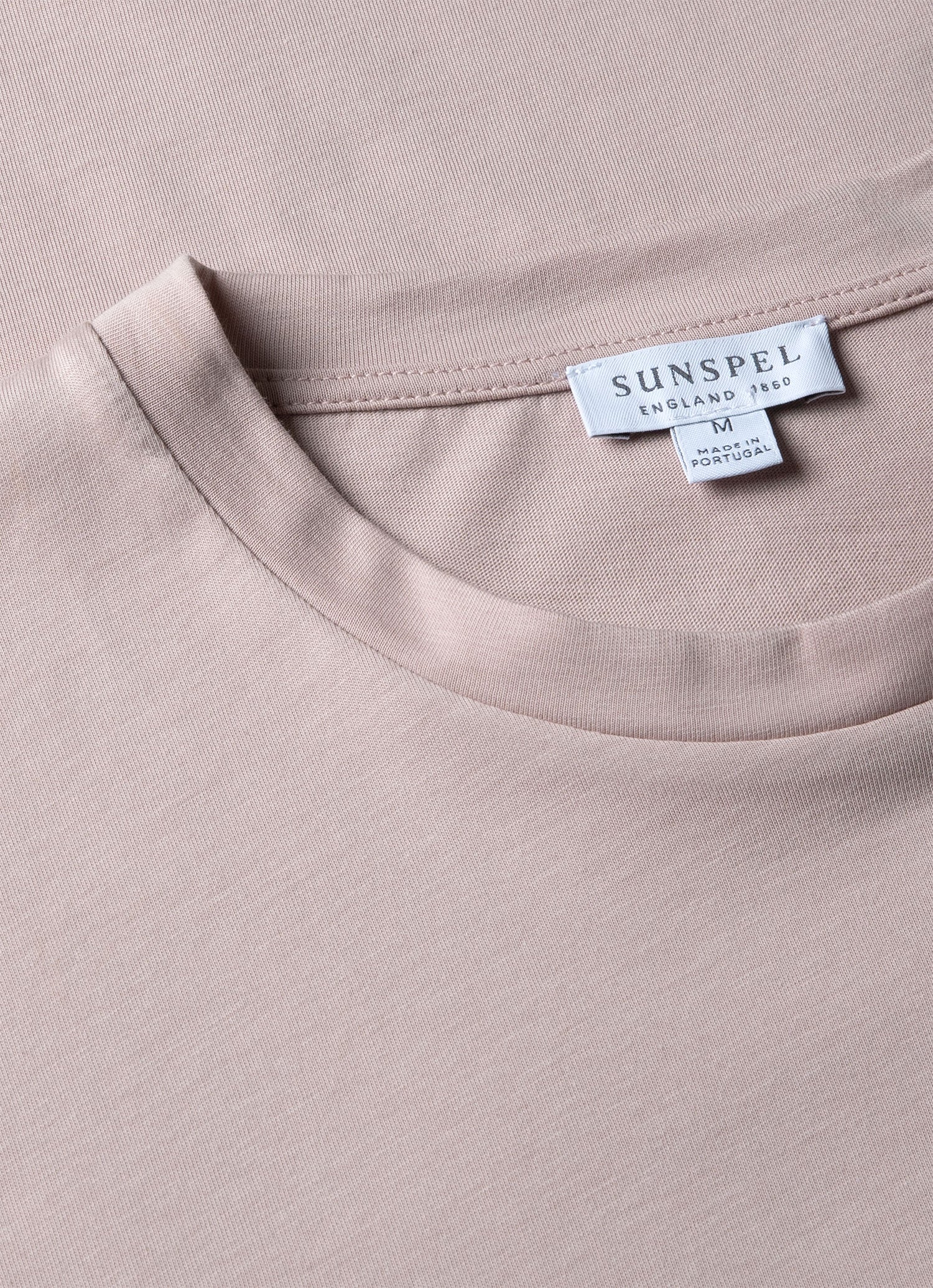 Riviera Midweight Tshirt: Pale Pink - Men's - Result