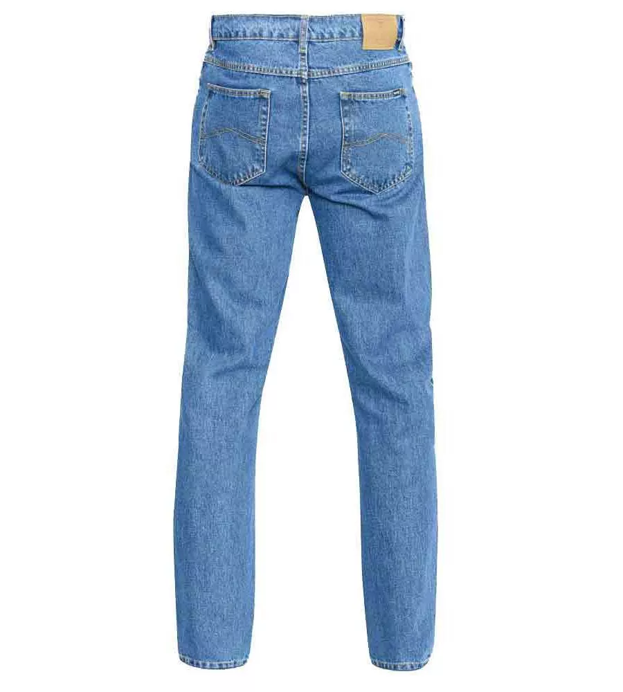 Blue Stonewash Comfort Fit Jeans for Big Men (Comfort Stonewash)