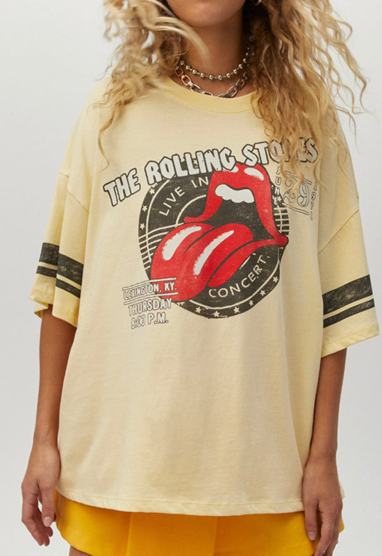 Rolling Stones Concert Oversize Tee - Daydreamer Stamp Design