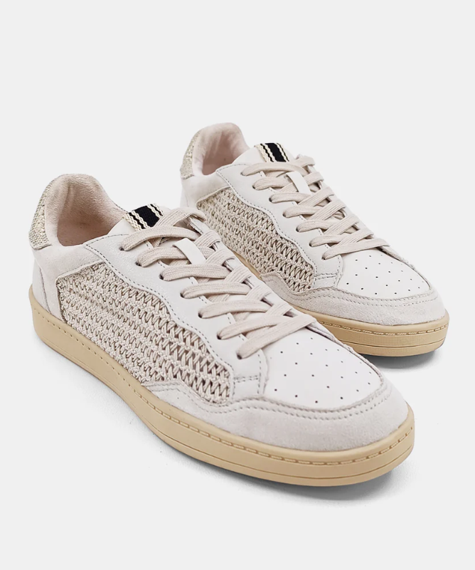 Roma Sneakers - Ivory Woven