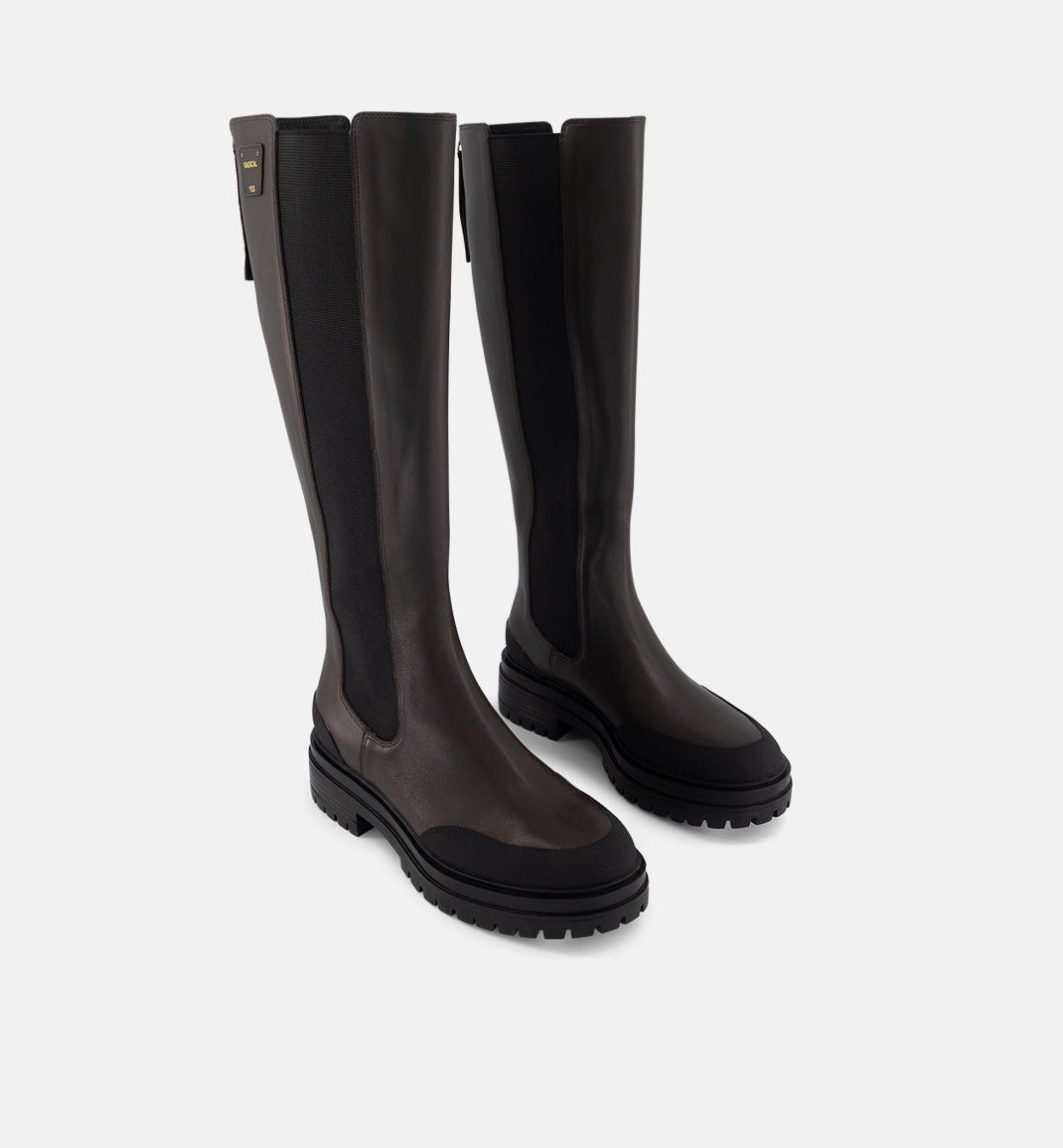 Saint Joan Tall Boot | Cocoa | Leather