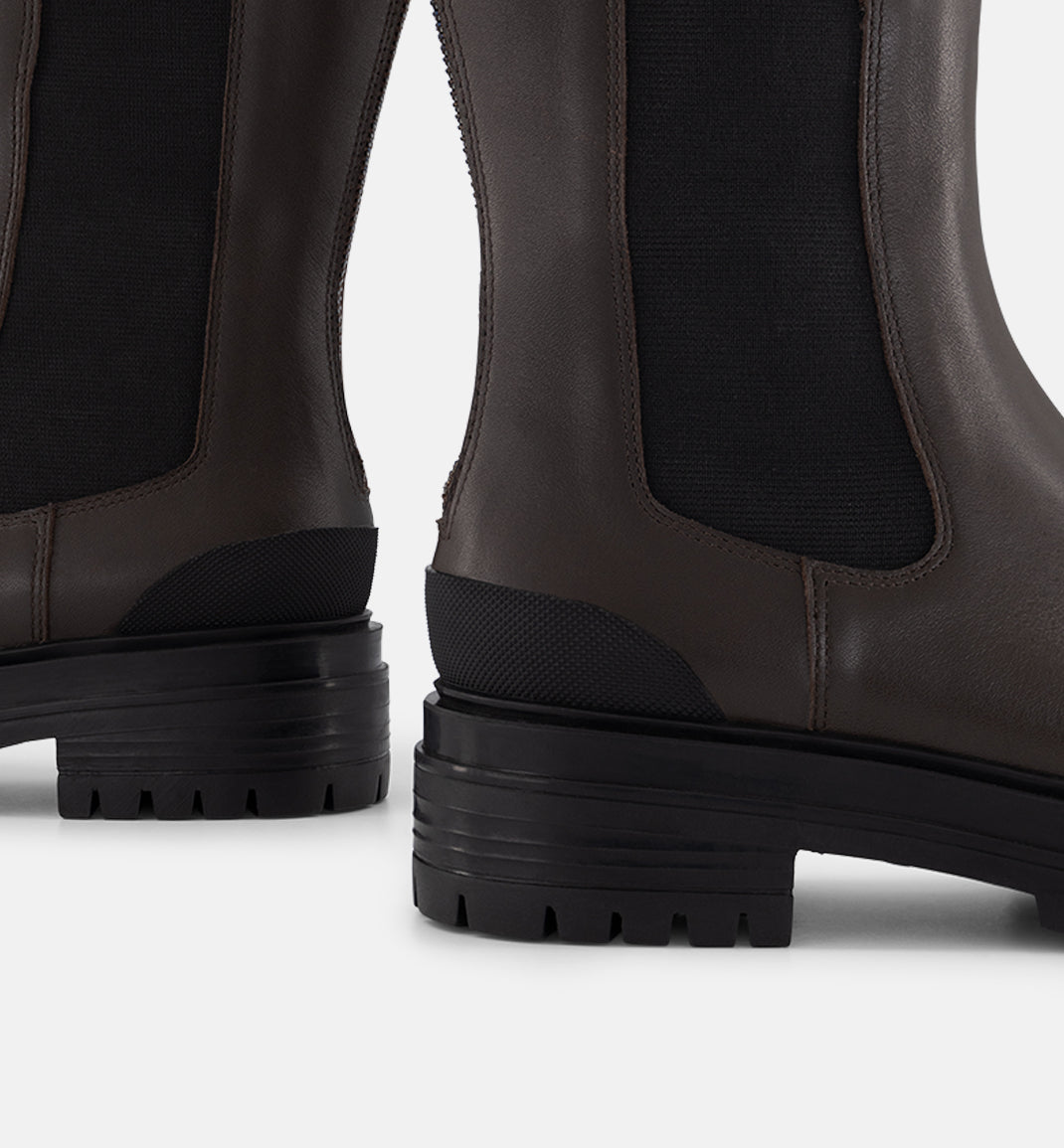 Saint Joan Tall Boot | Cocoa | Leather