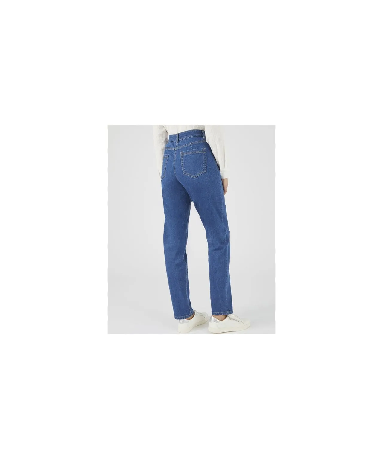 Stretch Denim Relaxed Fit Jeans