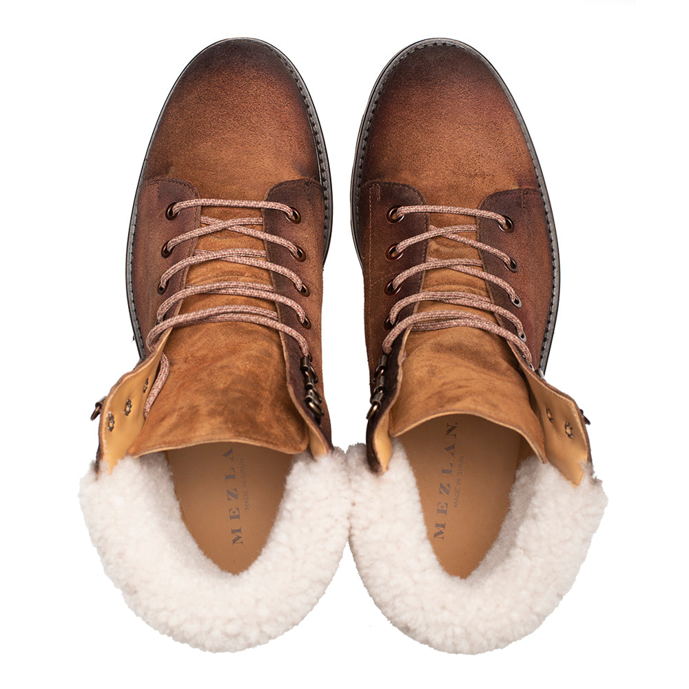 Shearling Suede Boot