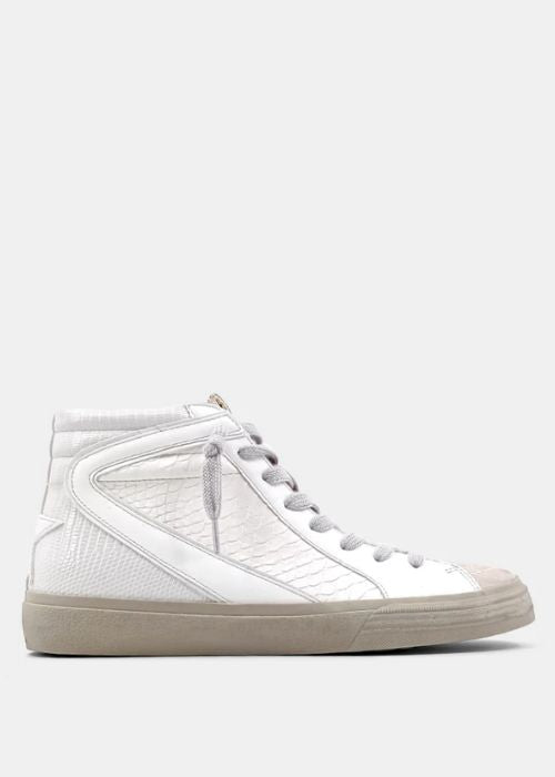 SHU SHOP Rooney White Snake Sneaker - Shop Online Now