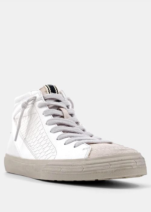 SHU SHOP Rooney White Snake Sneaker - Shop Online Now