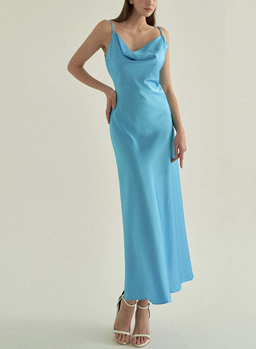 Silk Sleeveless Cocktail Dress IA13