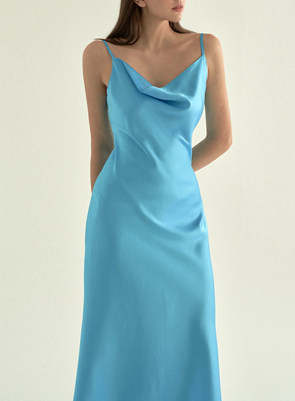 Silk Sleeveless Cocktail Dress IA13