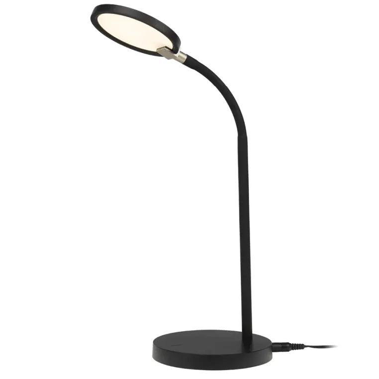 Smart Lighting Laine Flexible LED Task Touch Lamp Black 6W by Brilliant