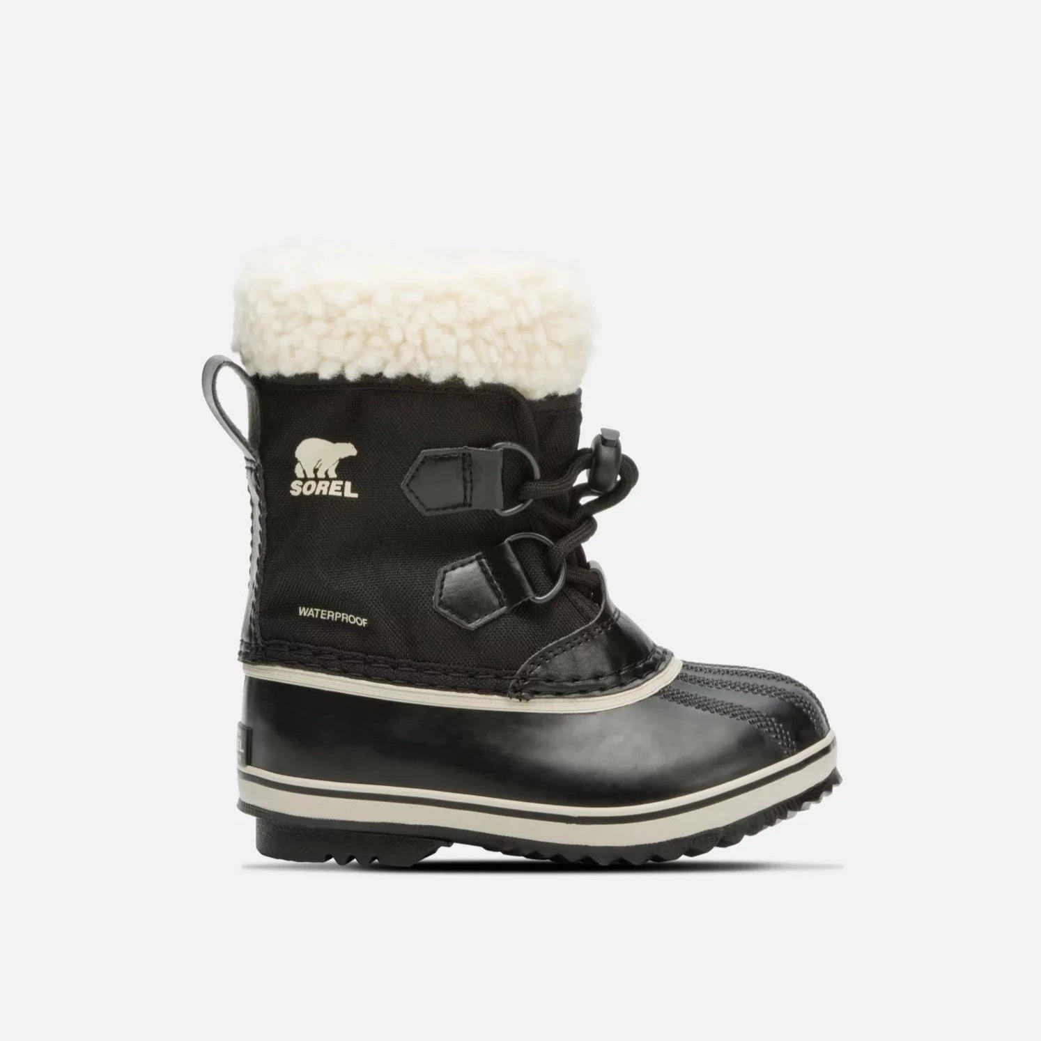 Sorel Black Yoot Pac Kids Boot