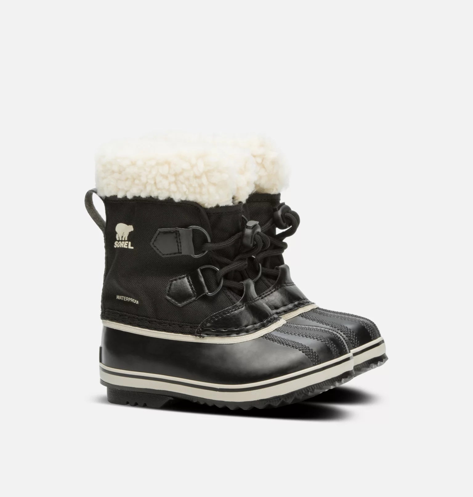 Sorel Black Yoot Pac Kids Boot