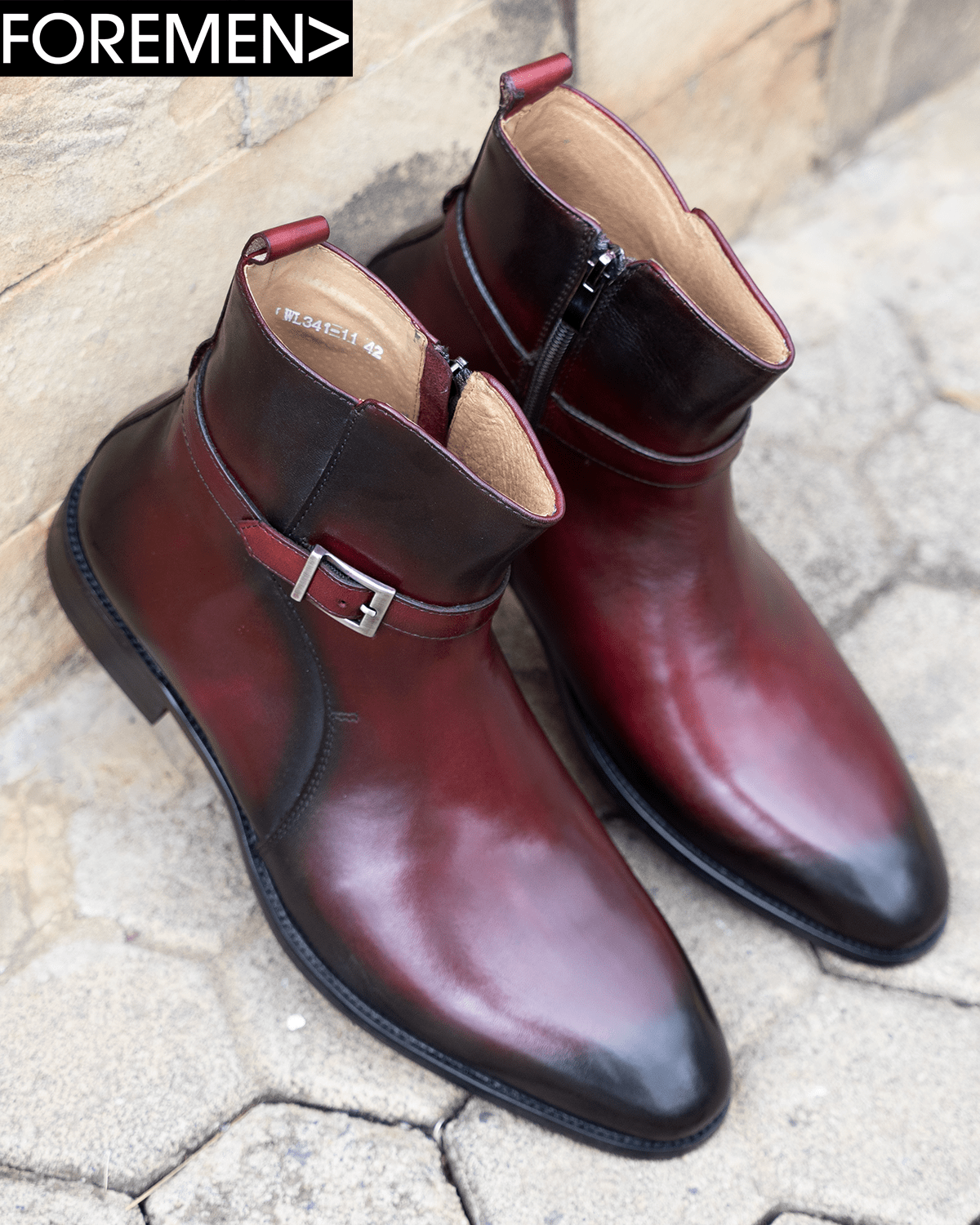 SPECTRA Ox Blood Boots