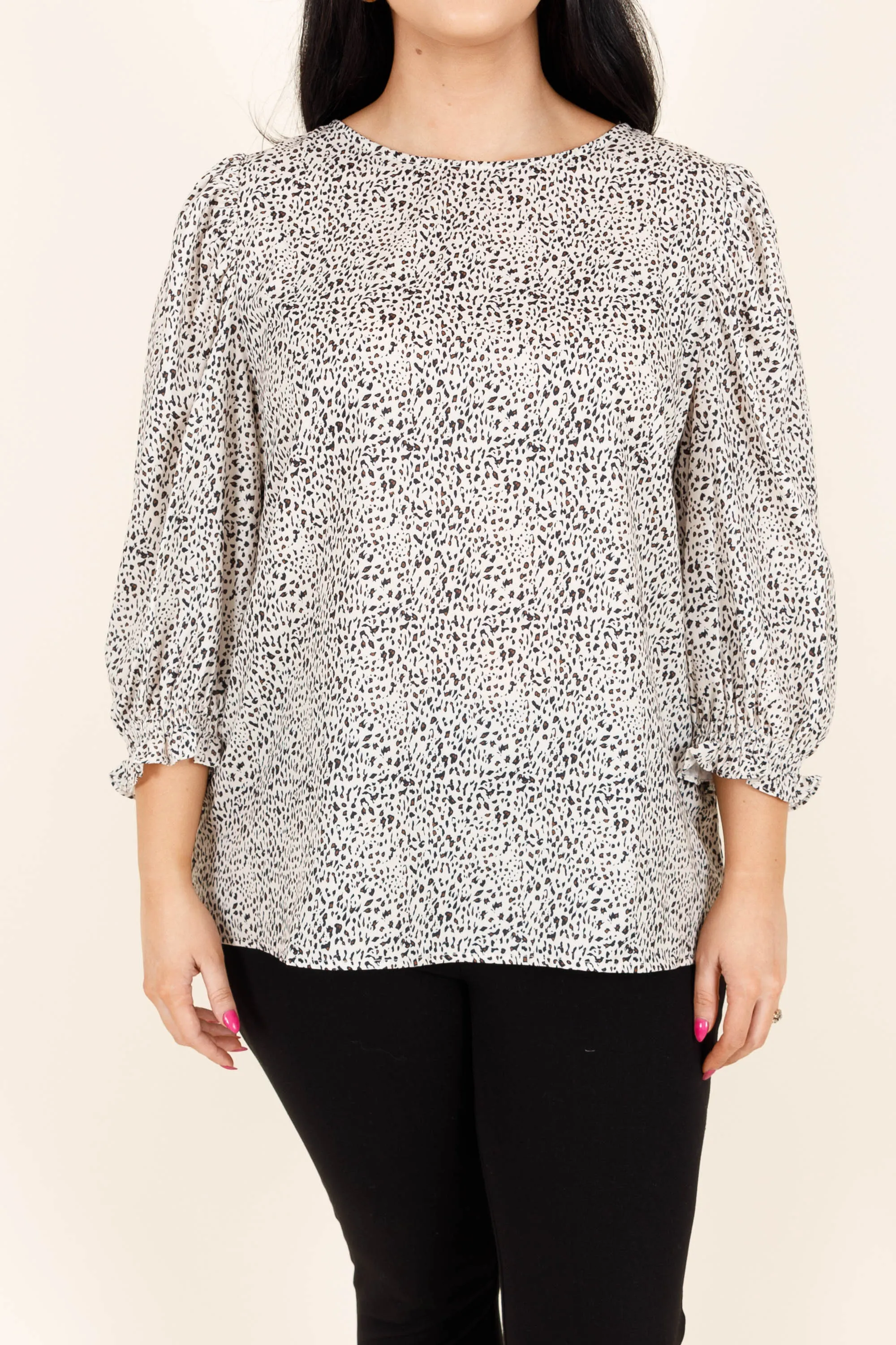 Staple Top, Beige