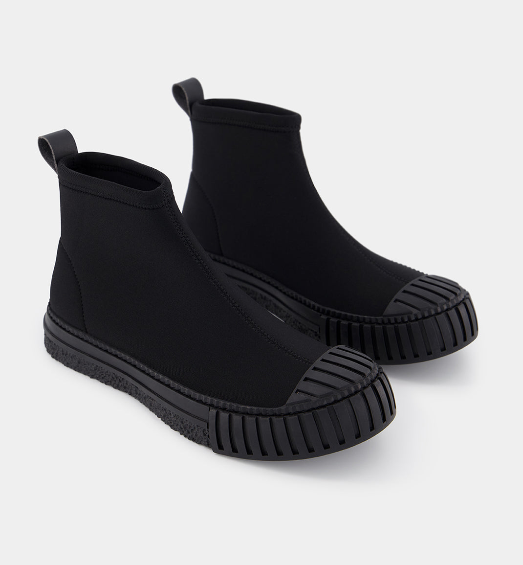 Sunny 2.0 - Black Neoprene Pull-on Boots.