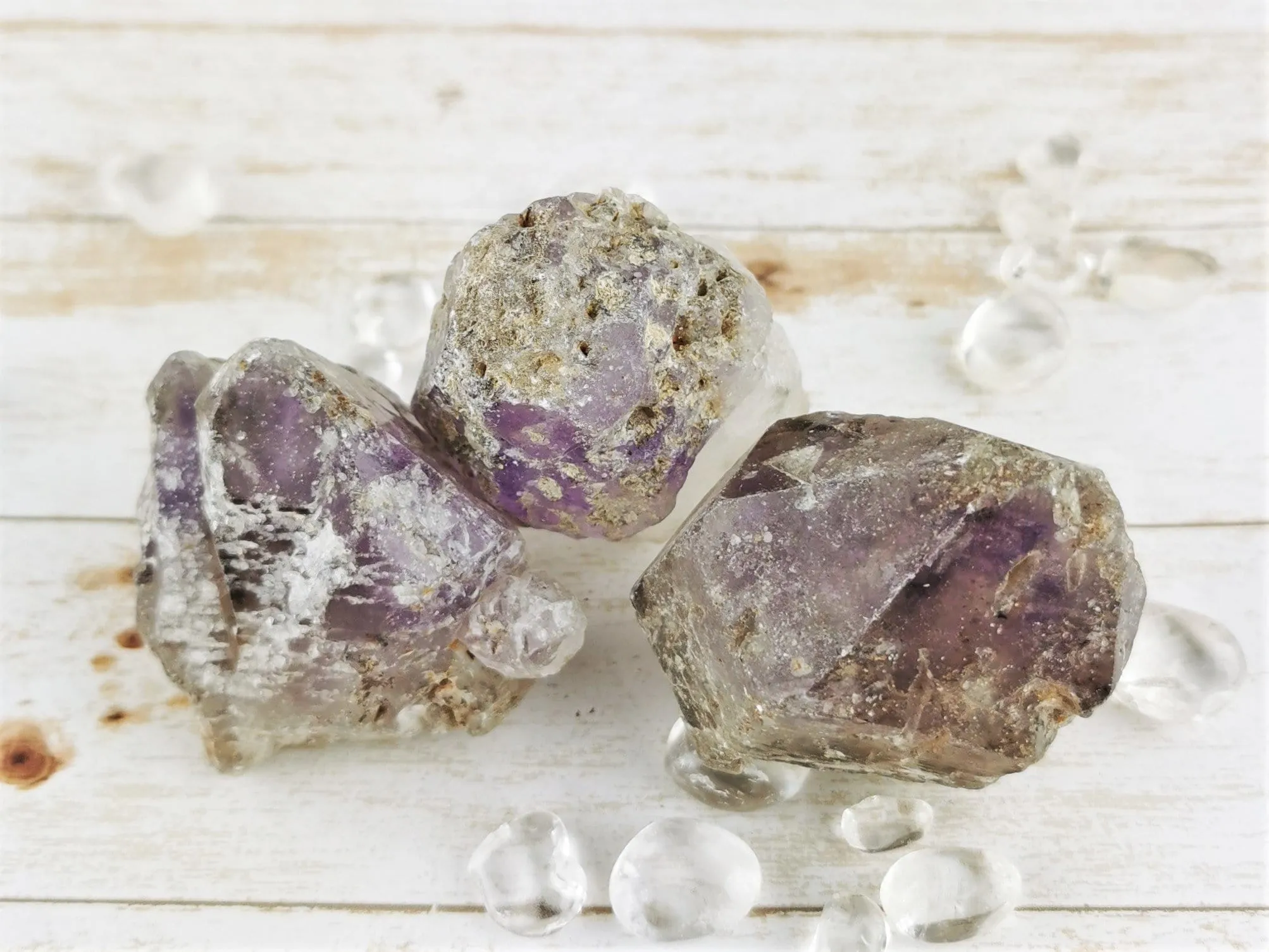 Super 7 Rough Point Crystals - Available now for purchase!