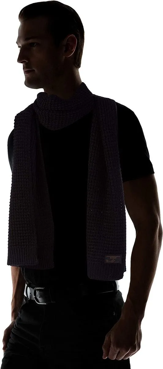 Superdry Black Stockholm Scarf