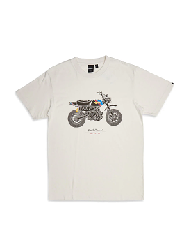 T-shirt vintage white - Deus Monkey