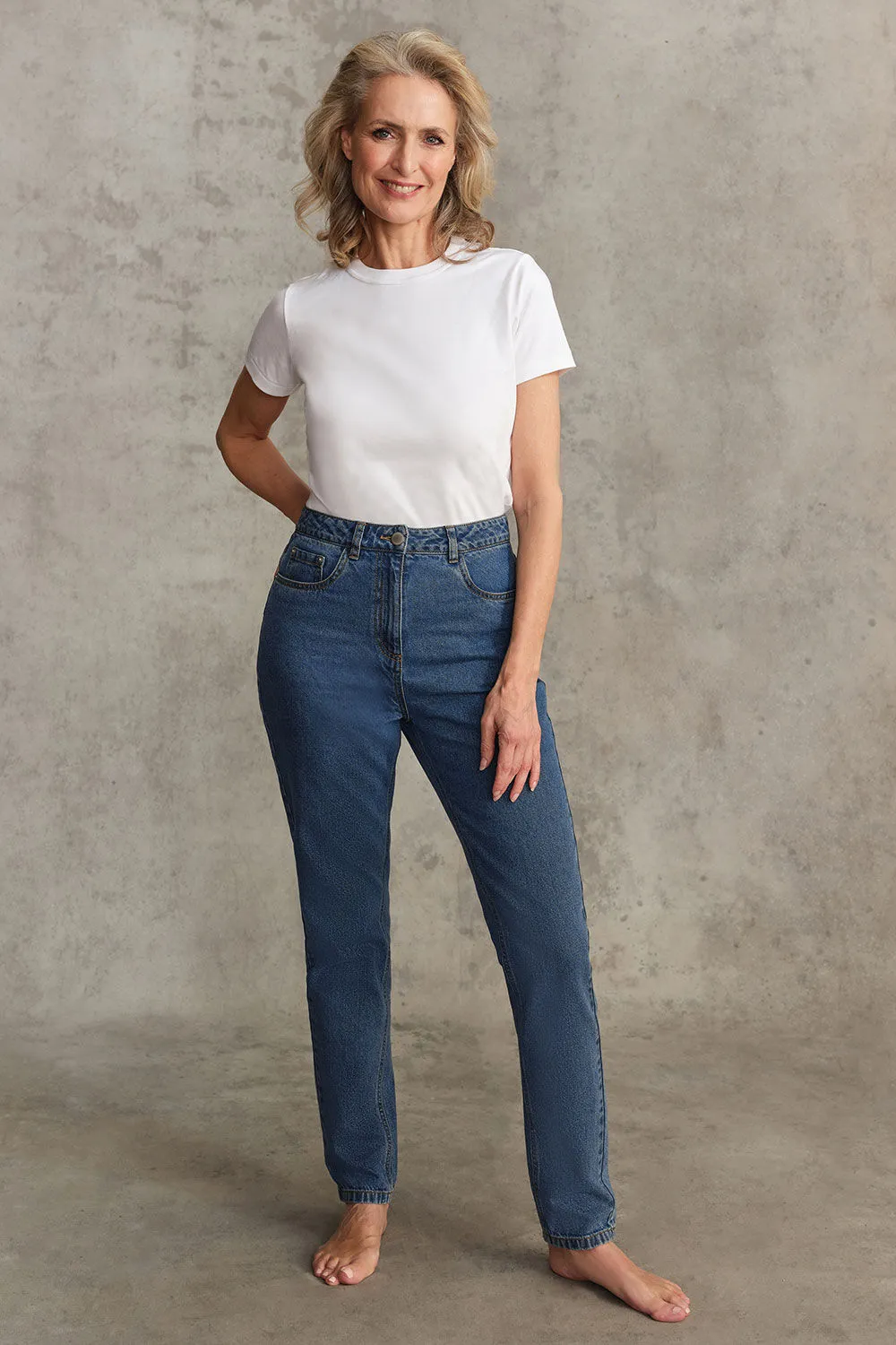 Women's MOLLIE High-Waist Mom Jeans