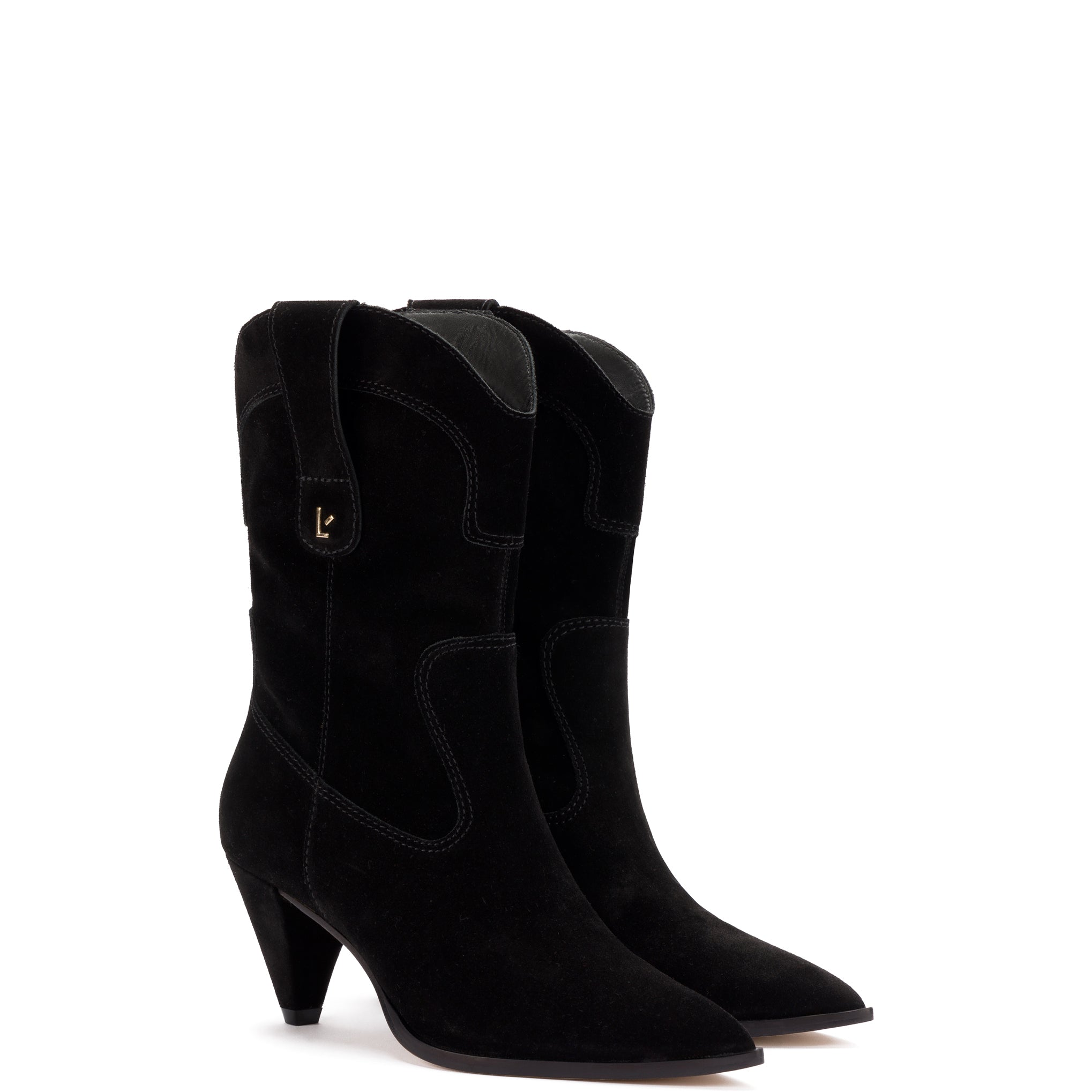 Thelma Black Suede Boot - Best Price & Fast Shipping | Shop Now!