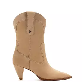 Thelma Suede Boots - Sand Suede - Shop Now.