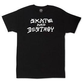 Thrasher Skate and Destroy Black T-Shirt