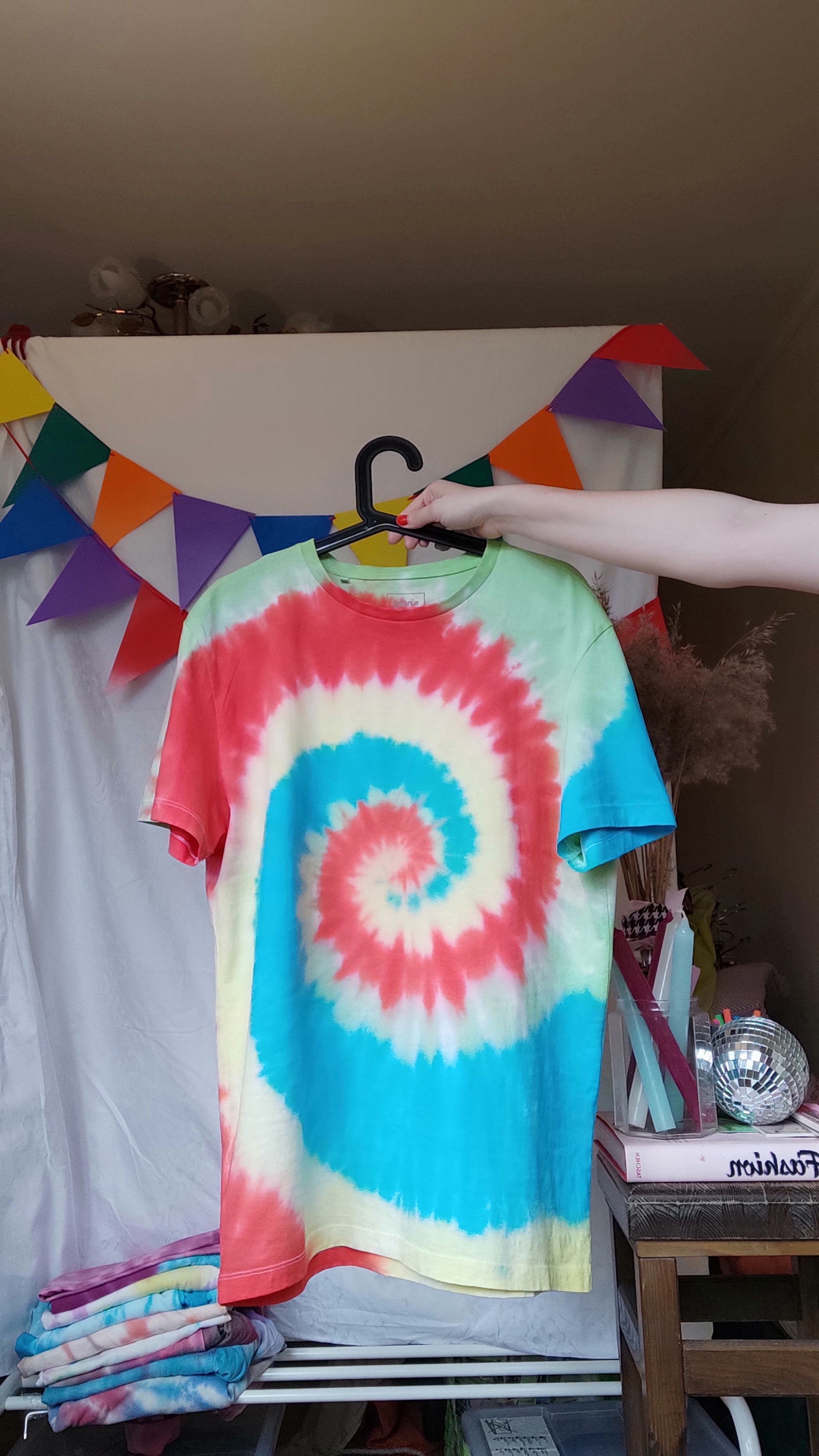 Tie-Dye T-Shirt for Cancer Awareness