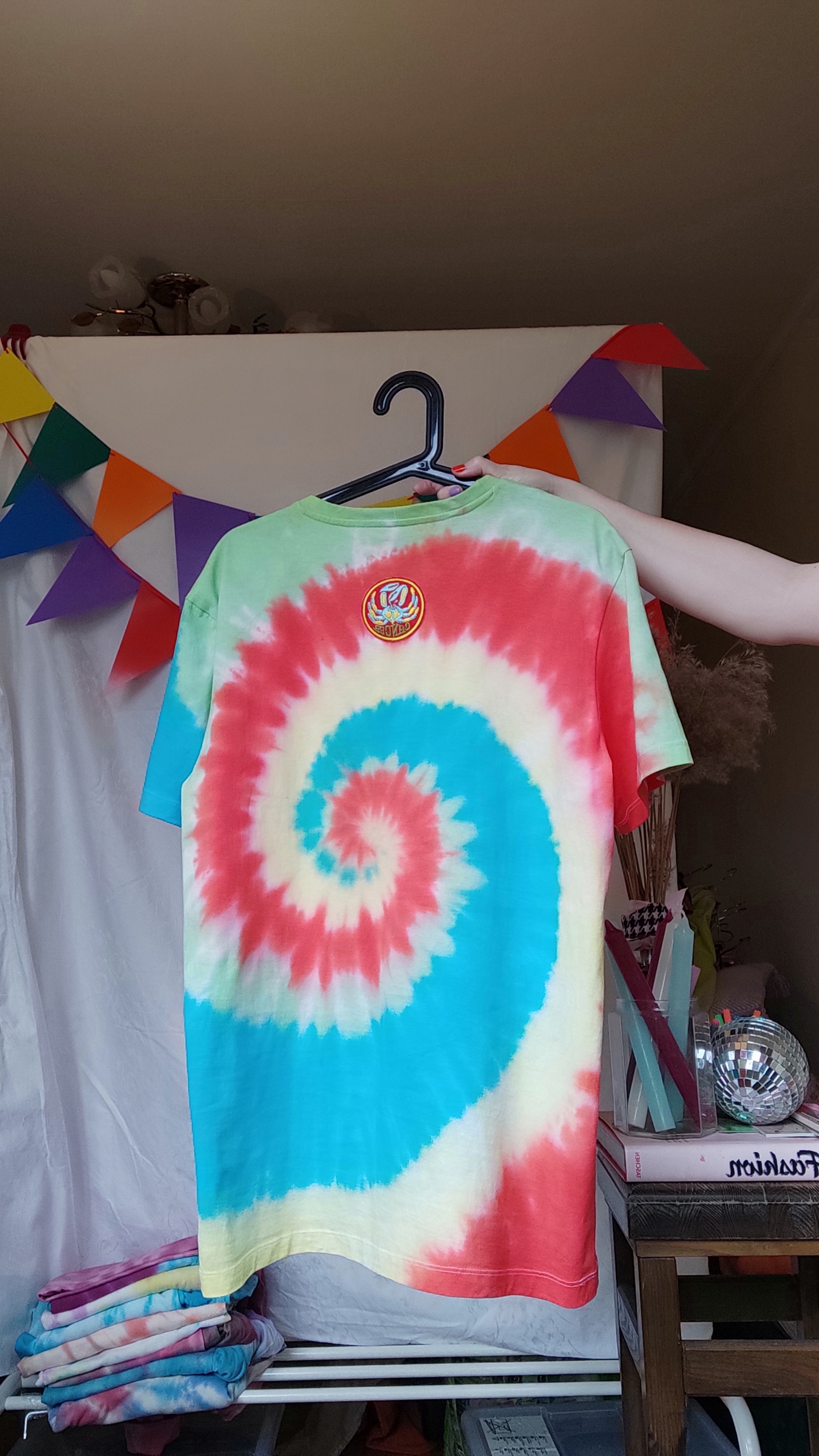 Tie-Dye T-Shirt for Cancer Awareness