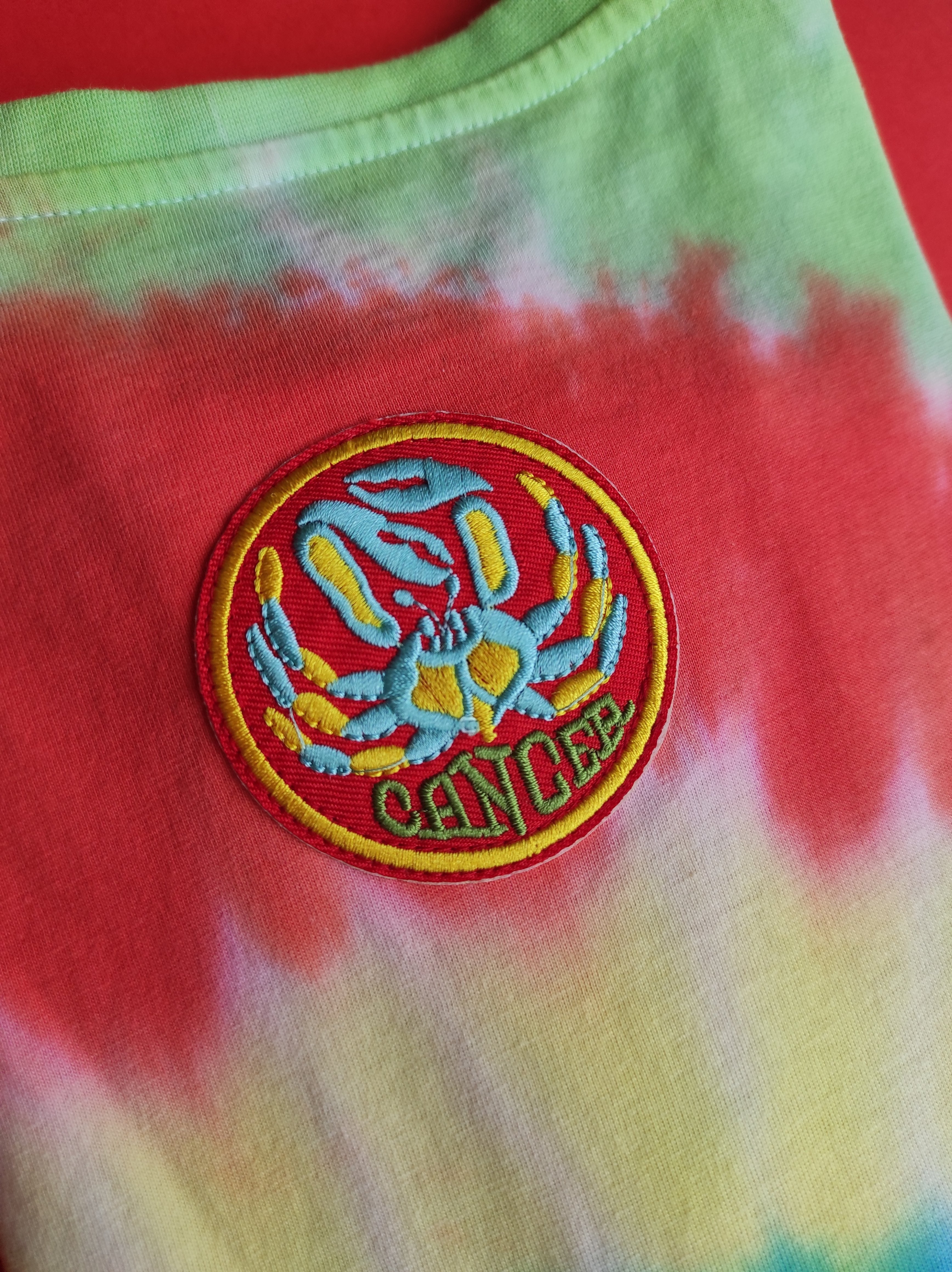 Tie-Dye T-Shirt for Cancer Awareness