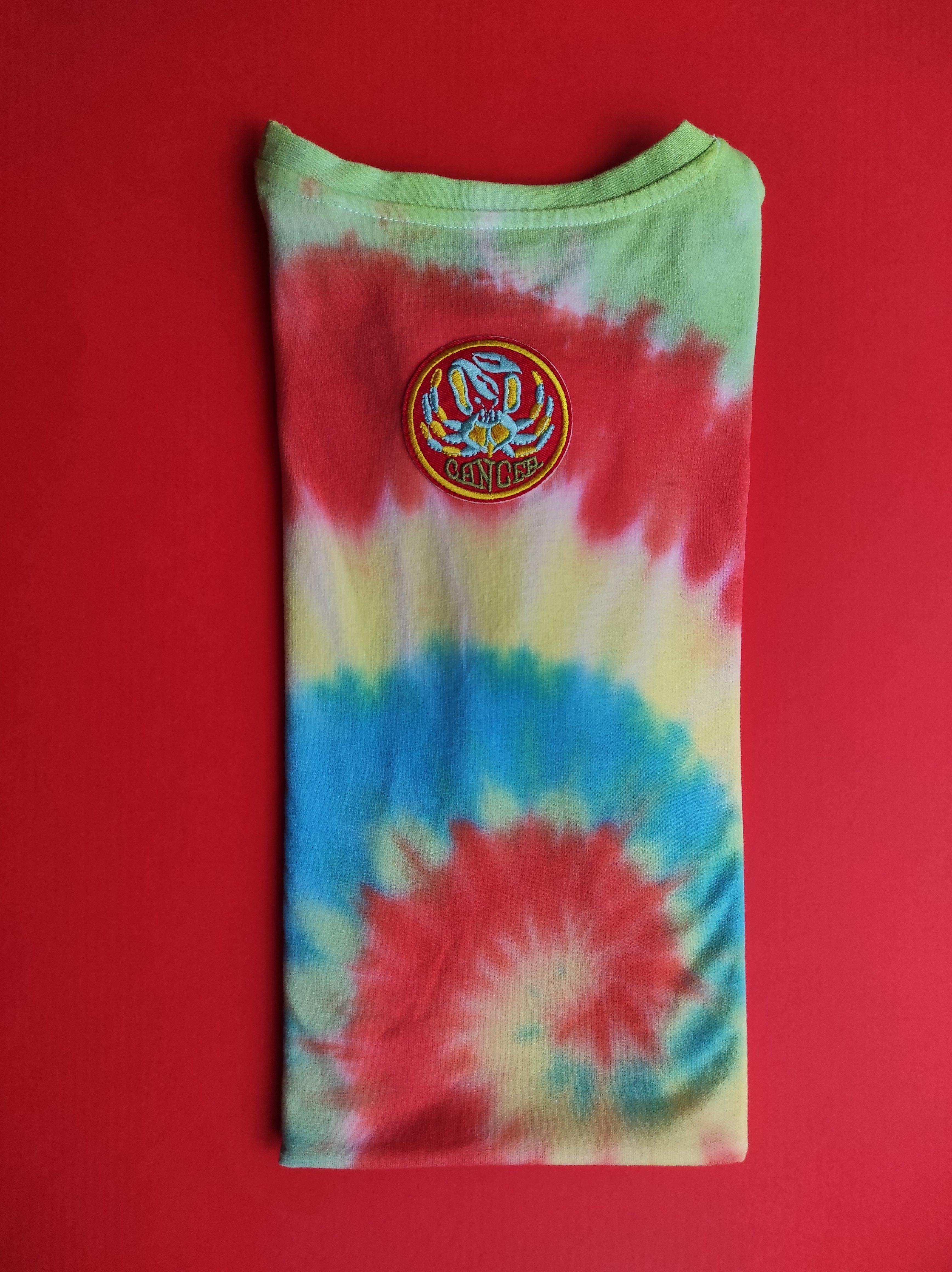 Tie-Dye T-Shirt for Cancer Awareness