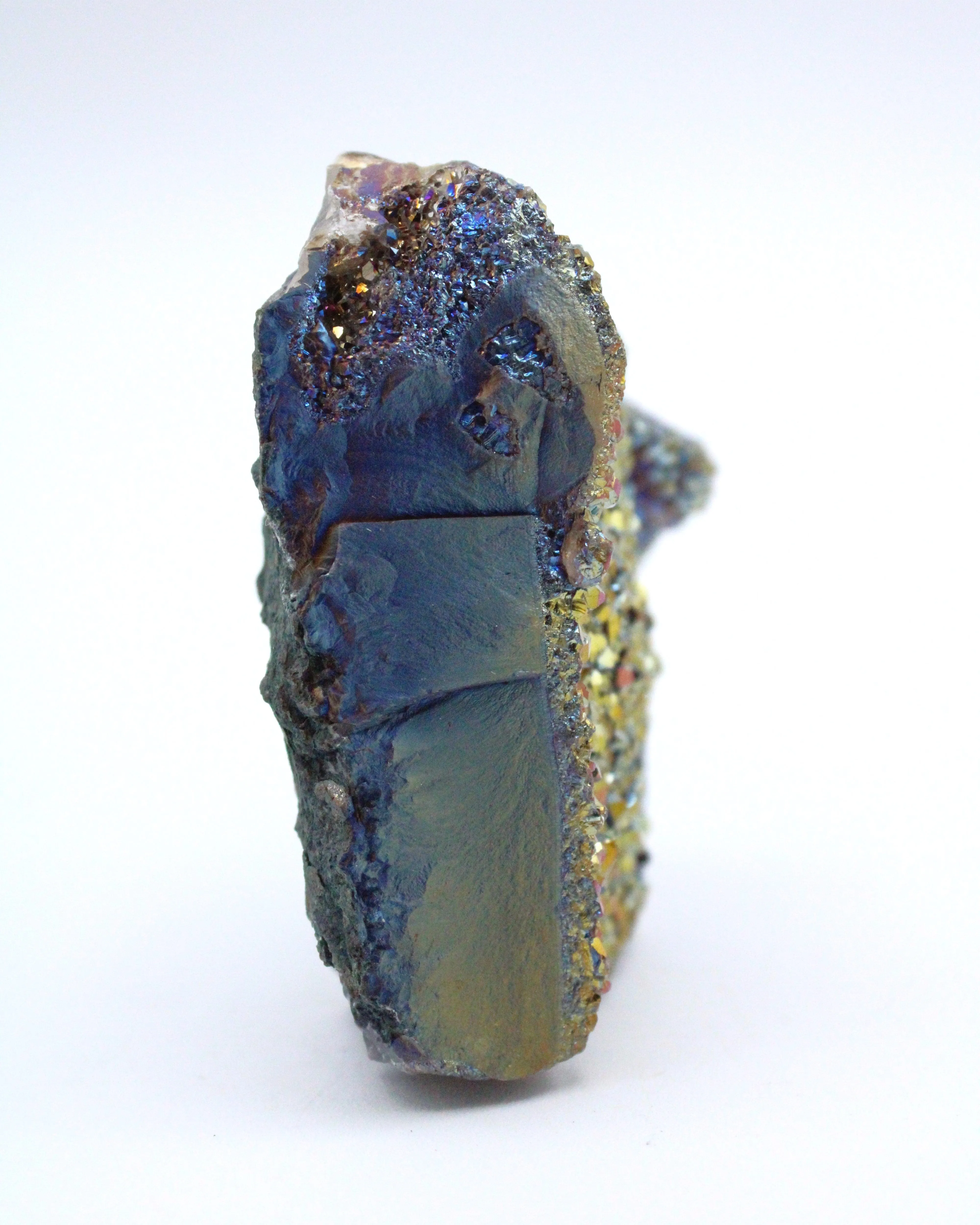 Titanium Aura Quartz Crystal - High Quality Specimen for Sale | Shop Now