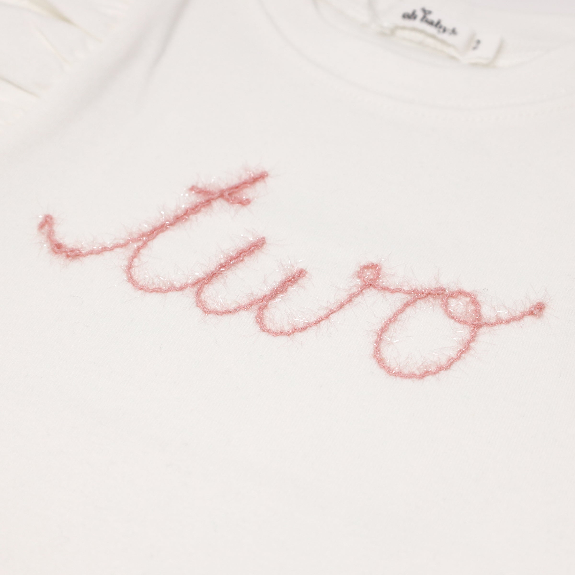 Two Pink Eyelash Millie Long Sleeve Birthday Tee - Cream purchase