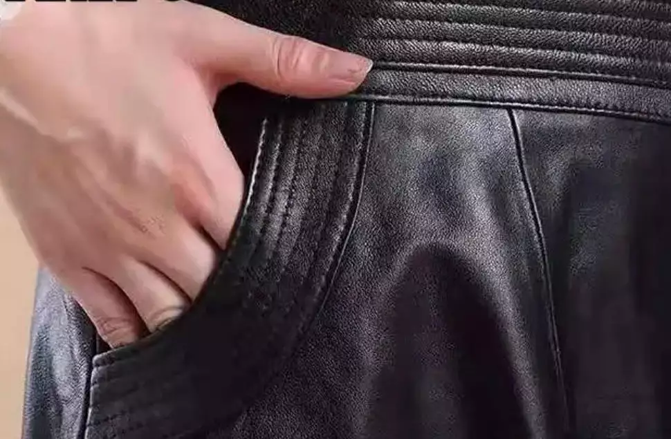 Vegan Leather Skirt