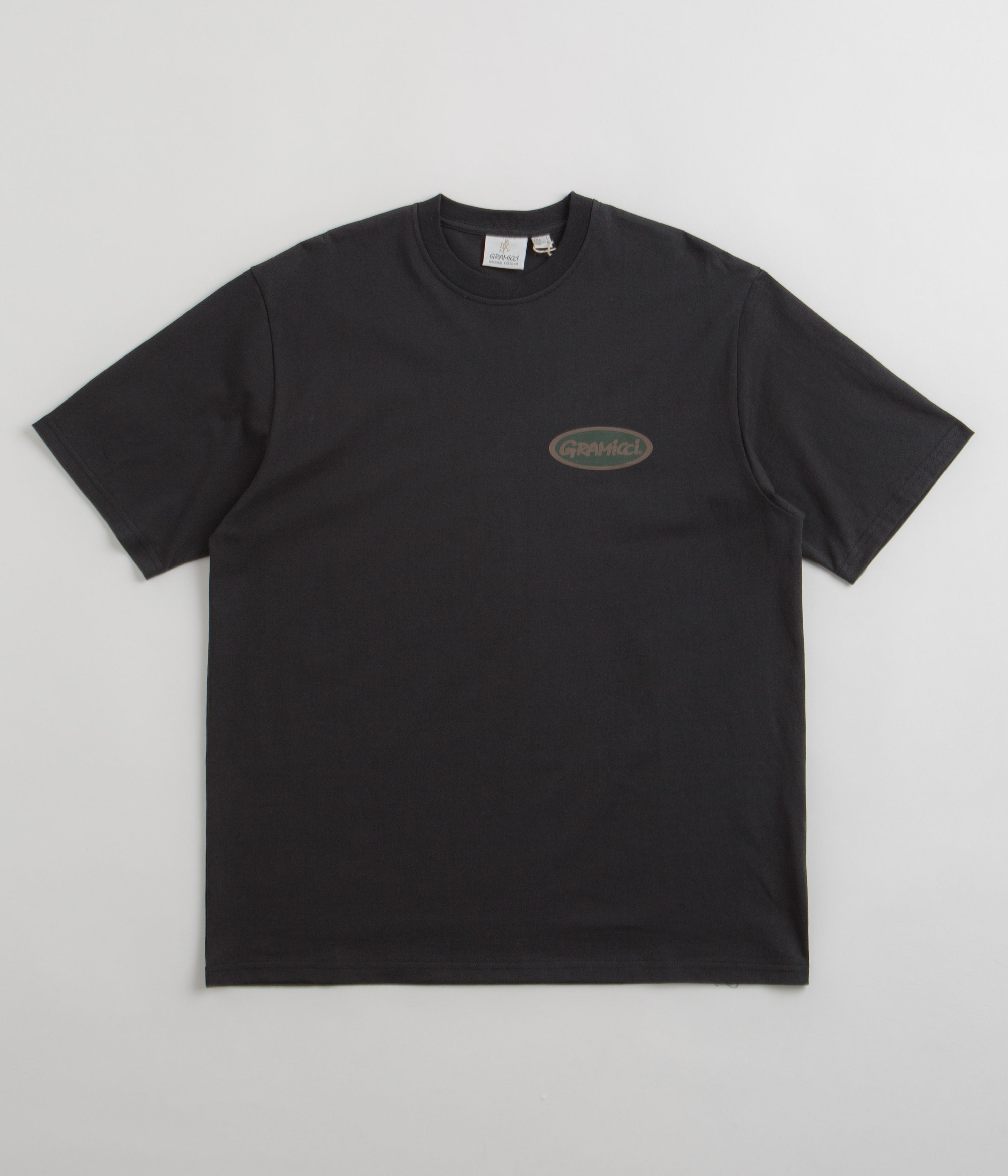 Vintage Black / Green Gramicci Oval T-Shirt