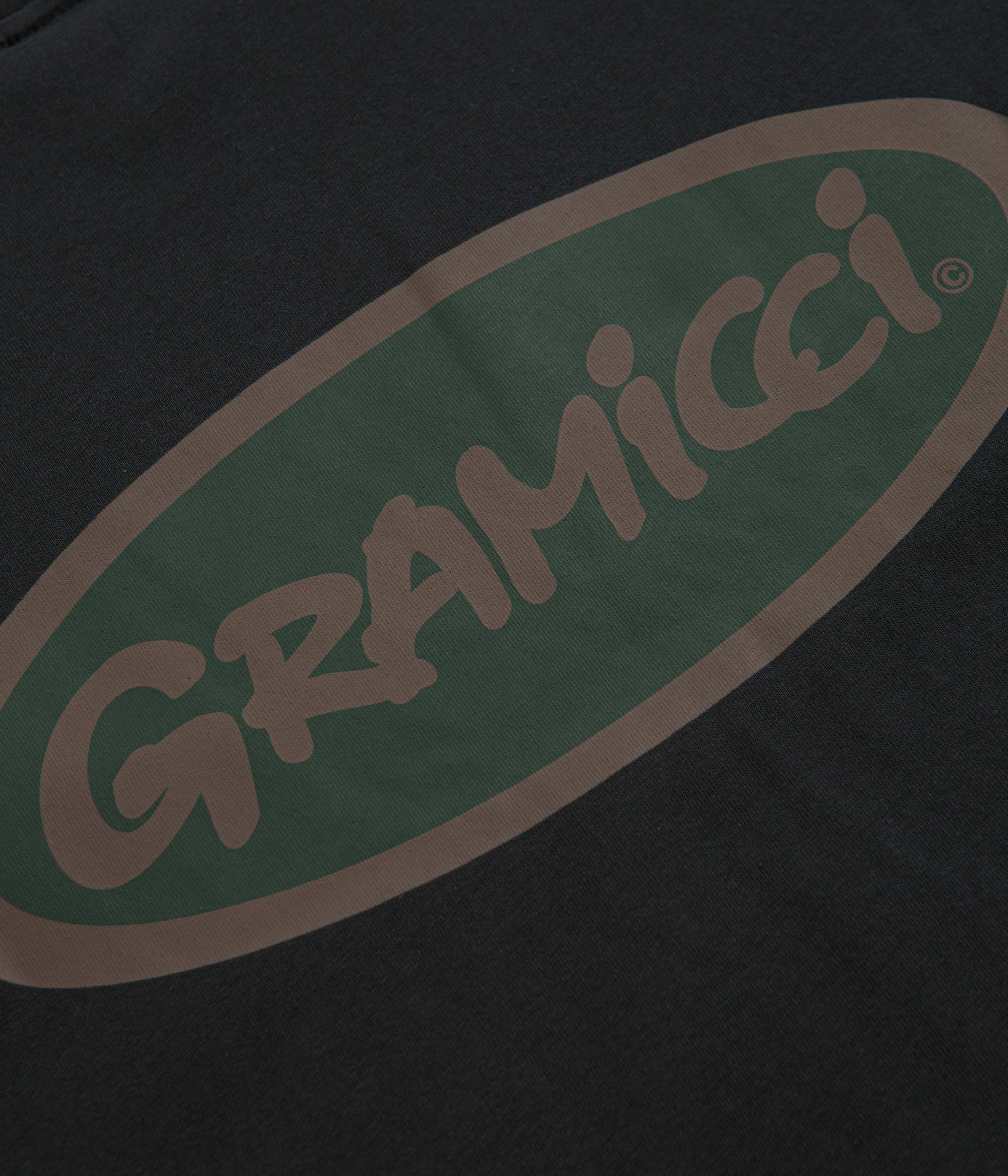 Vintage Black / Green Gramicci Oval T-Shirt