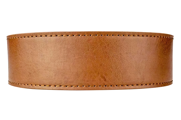 Walnut Leather Dress Strap - 1 3/8 Thickness