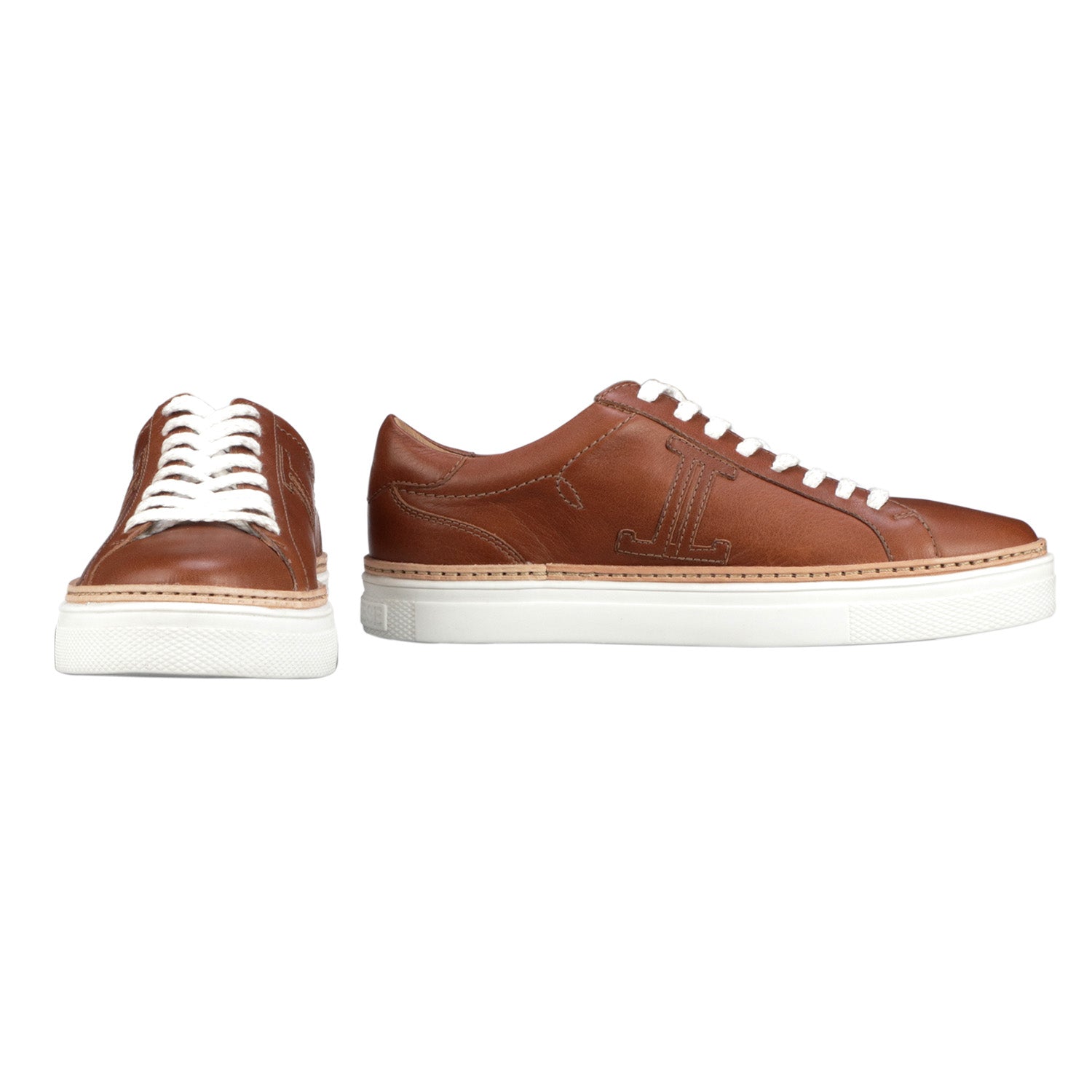 Whiskey Double L lace up sneaker