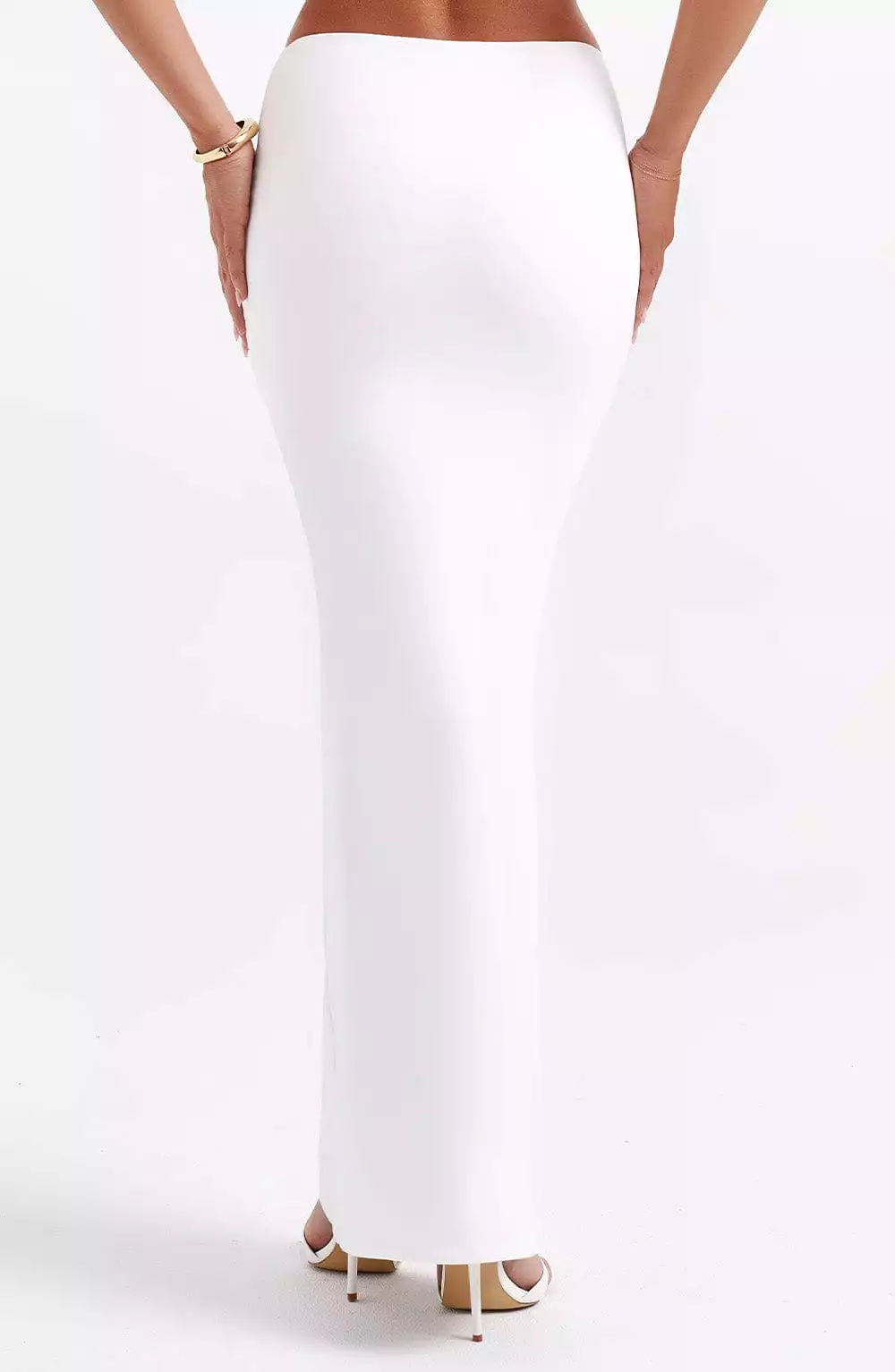 White Astrid Maxi Skirt