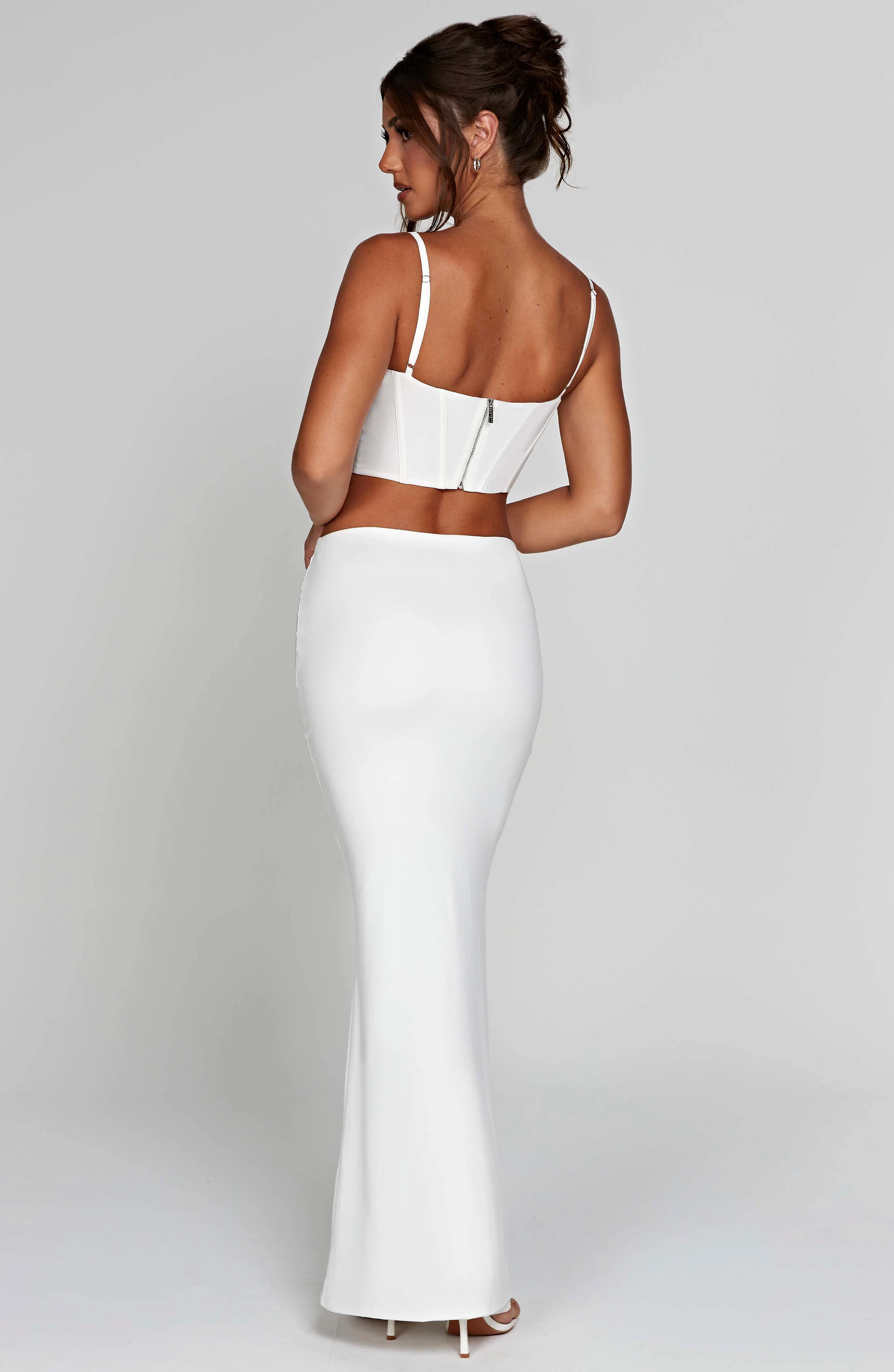 White Astrid Maxi Skirt