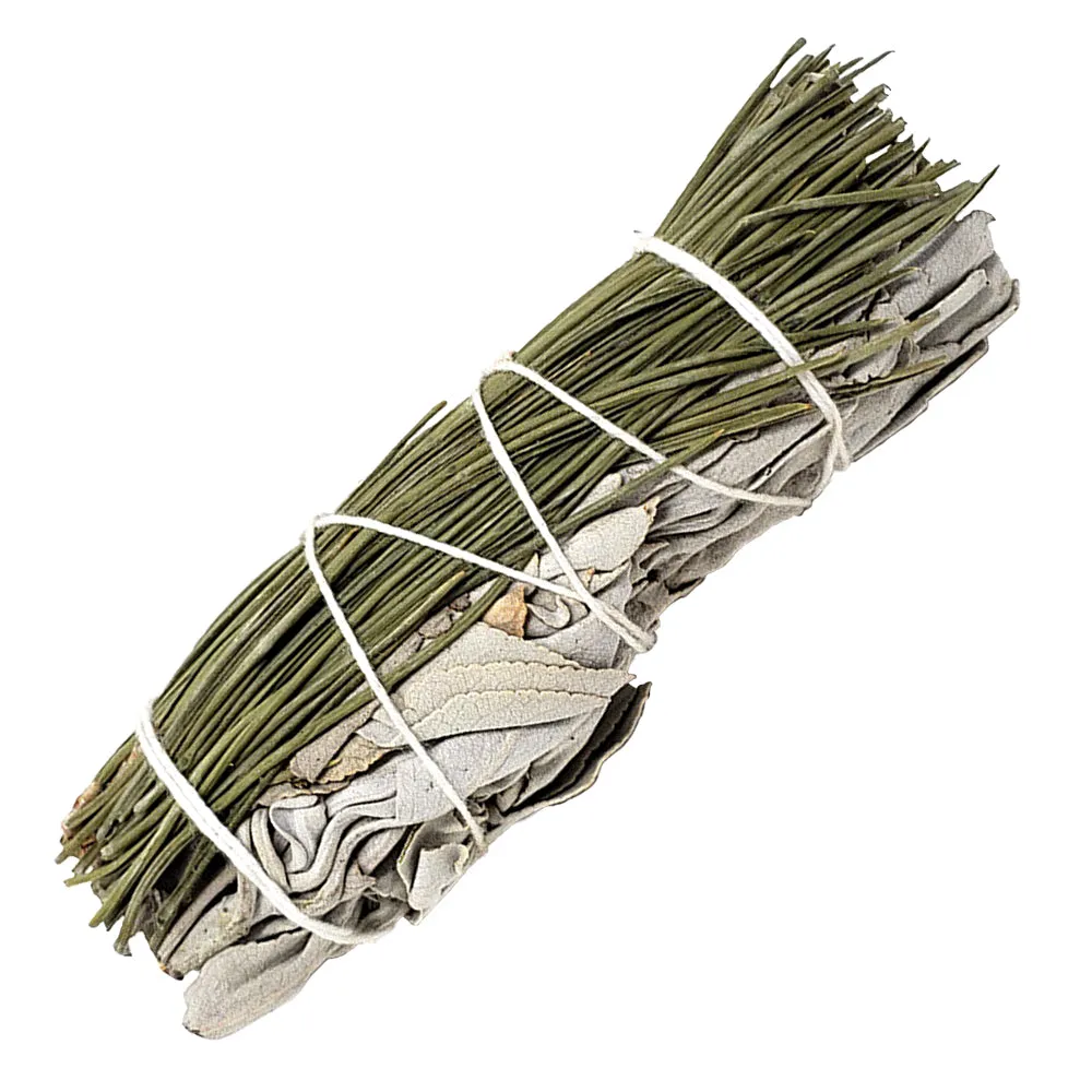 White Sage Pine Smudge Stick 4