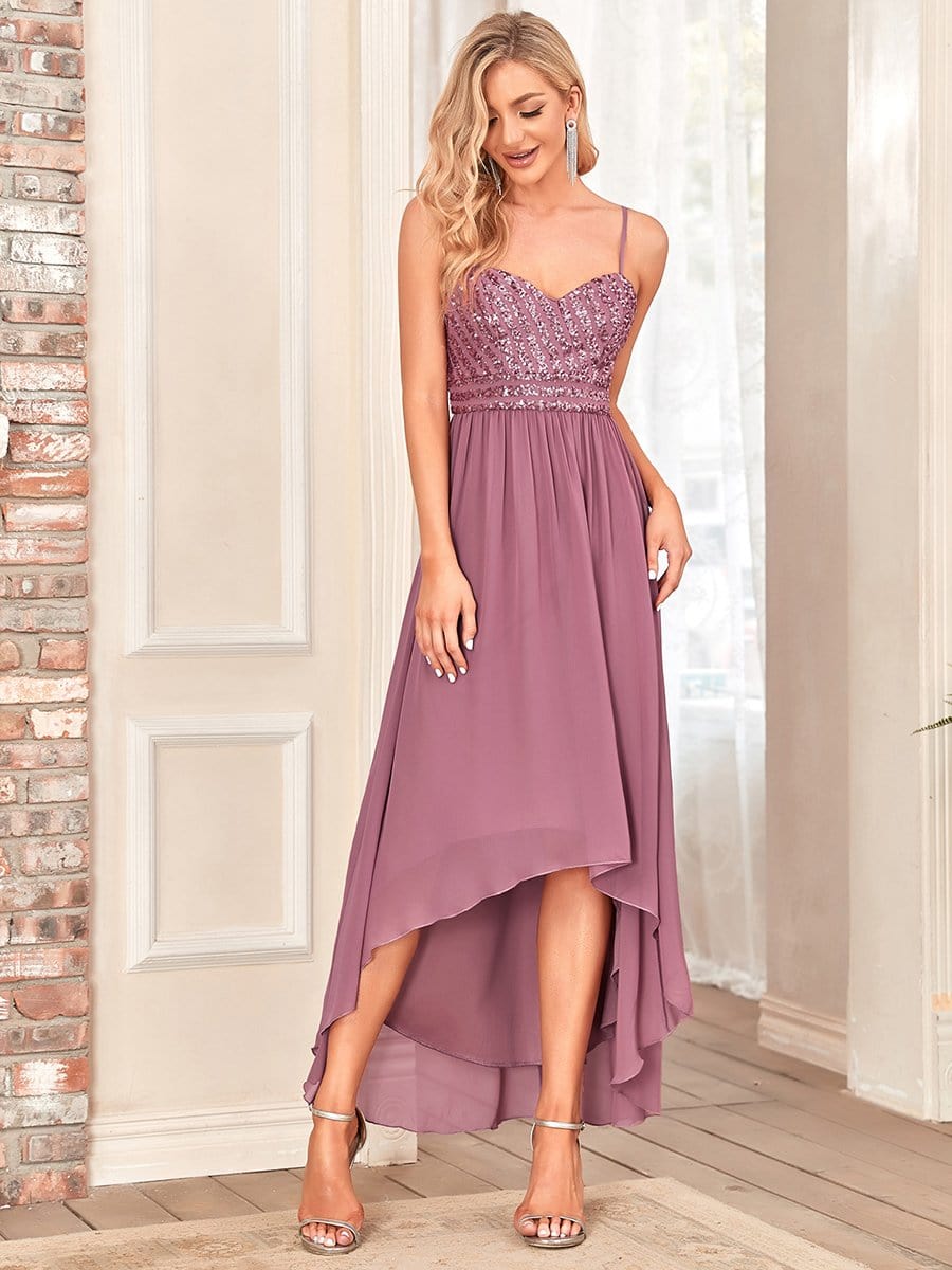 Women's Spaghetti Strap A Line Evening Dresses