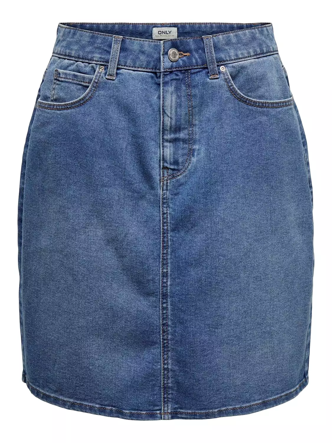 Wonder High Waisted Denim Skirt Only