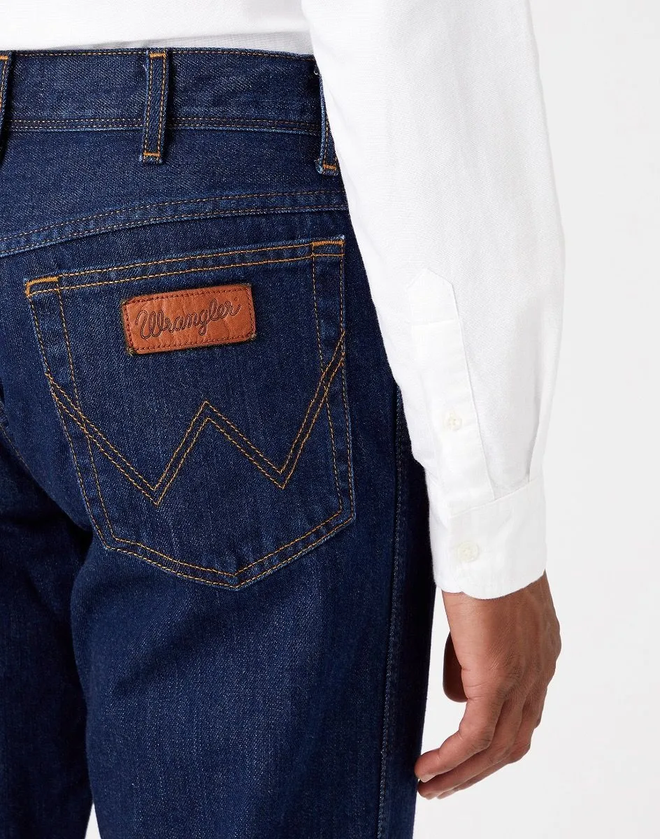 Wrangler Texas Denim Jeans Blue Darkstone