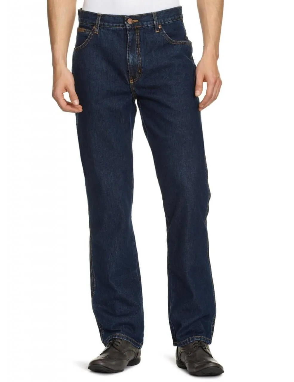 Wrangler Texas Denim Jeans Blue Darkstone